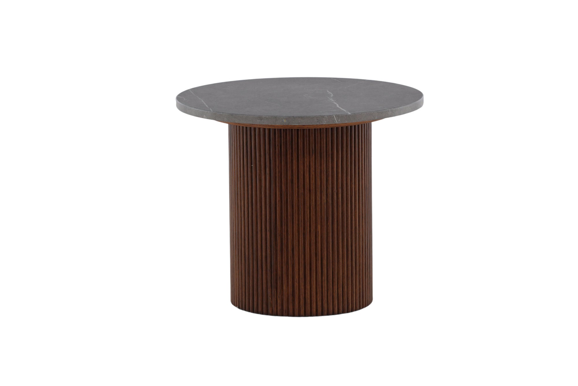 Vind Härön Side bord - Dark Brown / Dark Grey Marblelook