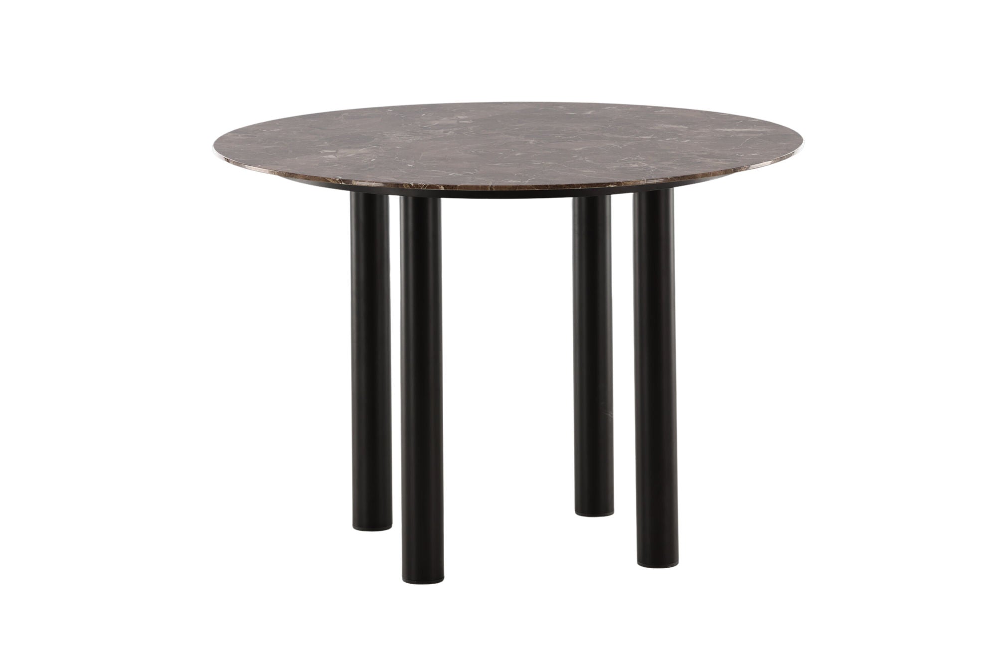 Vind Havsten spisebord - Mocca / Dark grey Marblelook