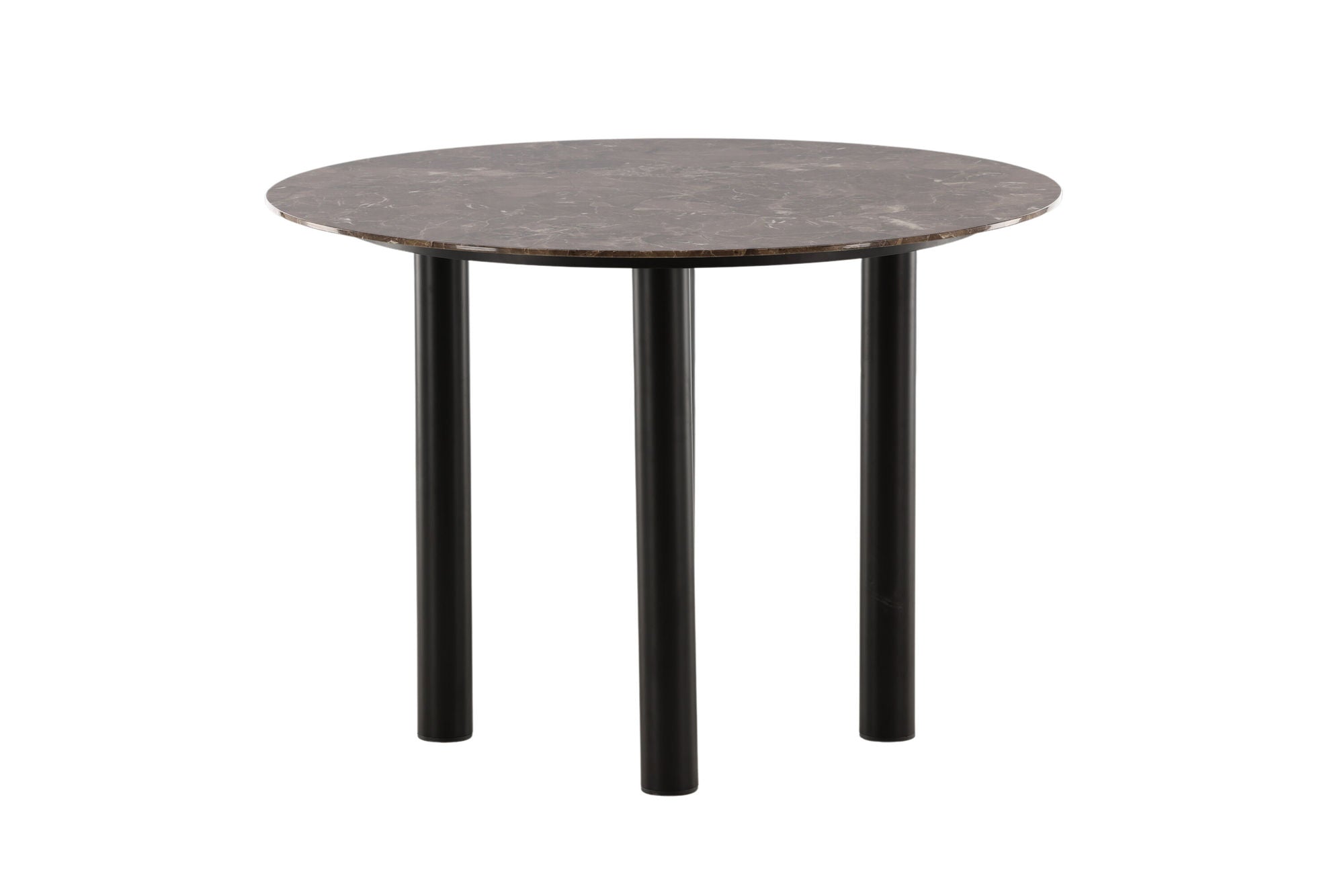 Vind Havsten spisebord - Mocca / Dark grey Marblelook