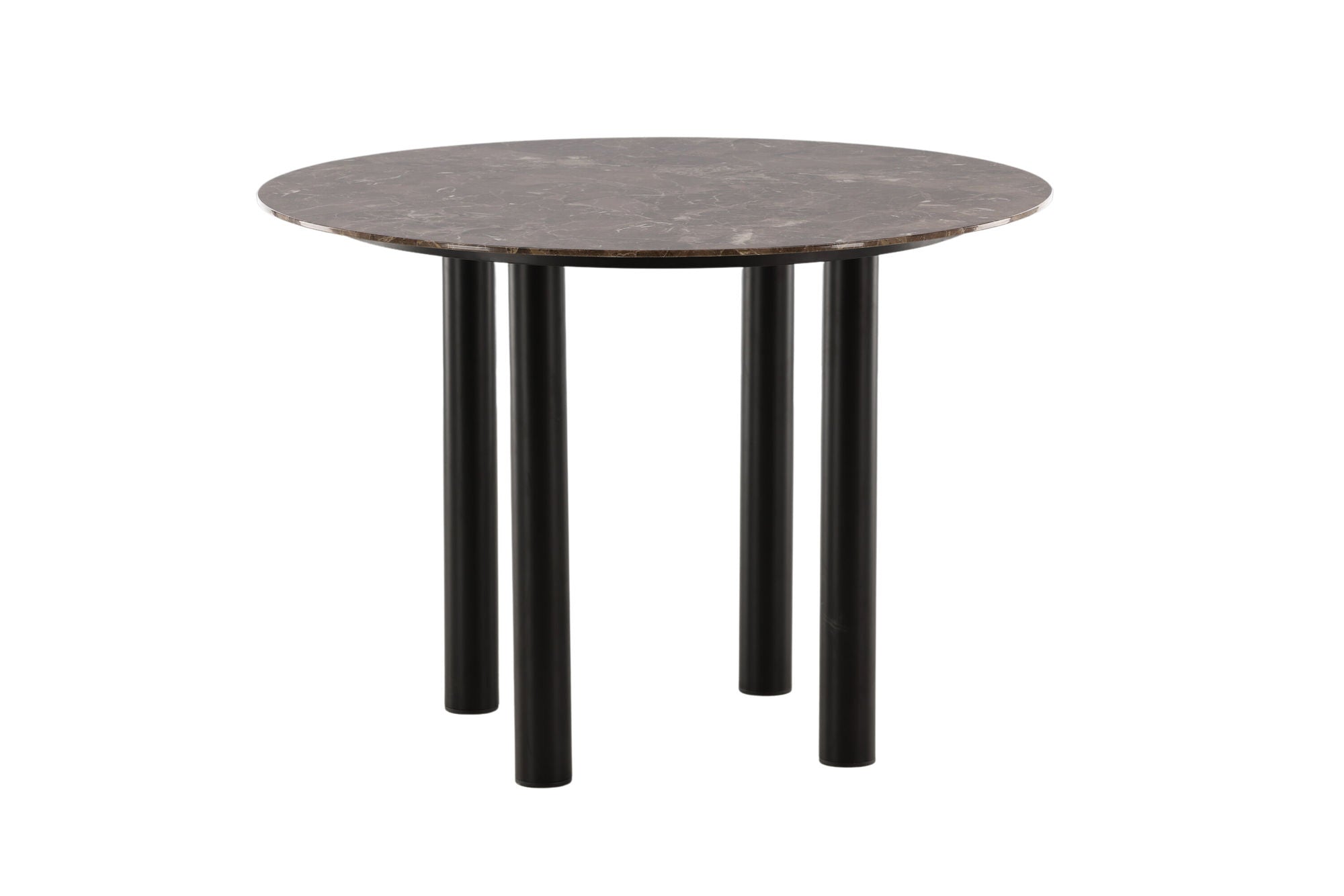 Vind Havsten spisebord - Mocca / Dark grey Marblelook