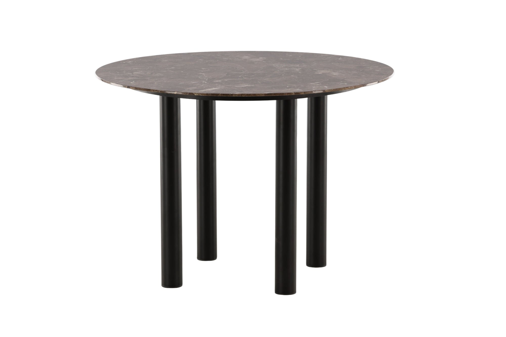 Vind Havsten spisebord - Mocca / Dark grey Marblelook