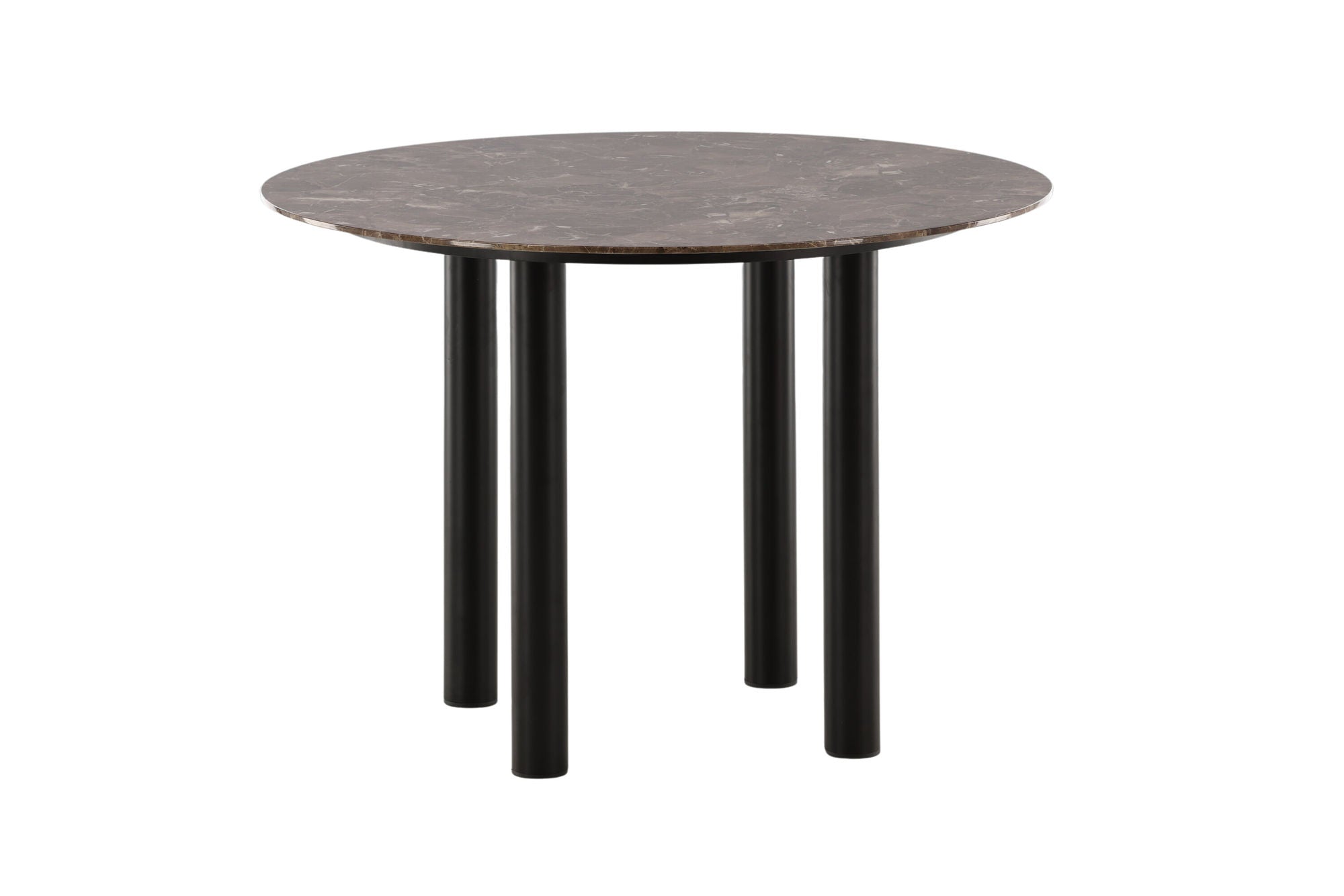 Vind Havsten spisebord - Mocca / Dark grey Marblelook