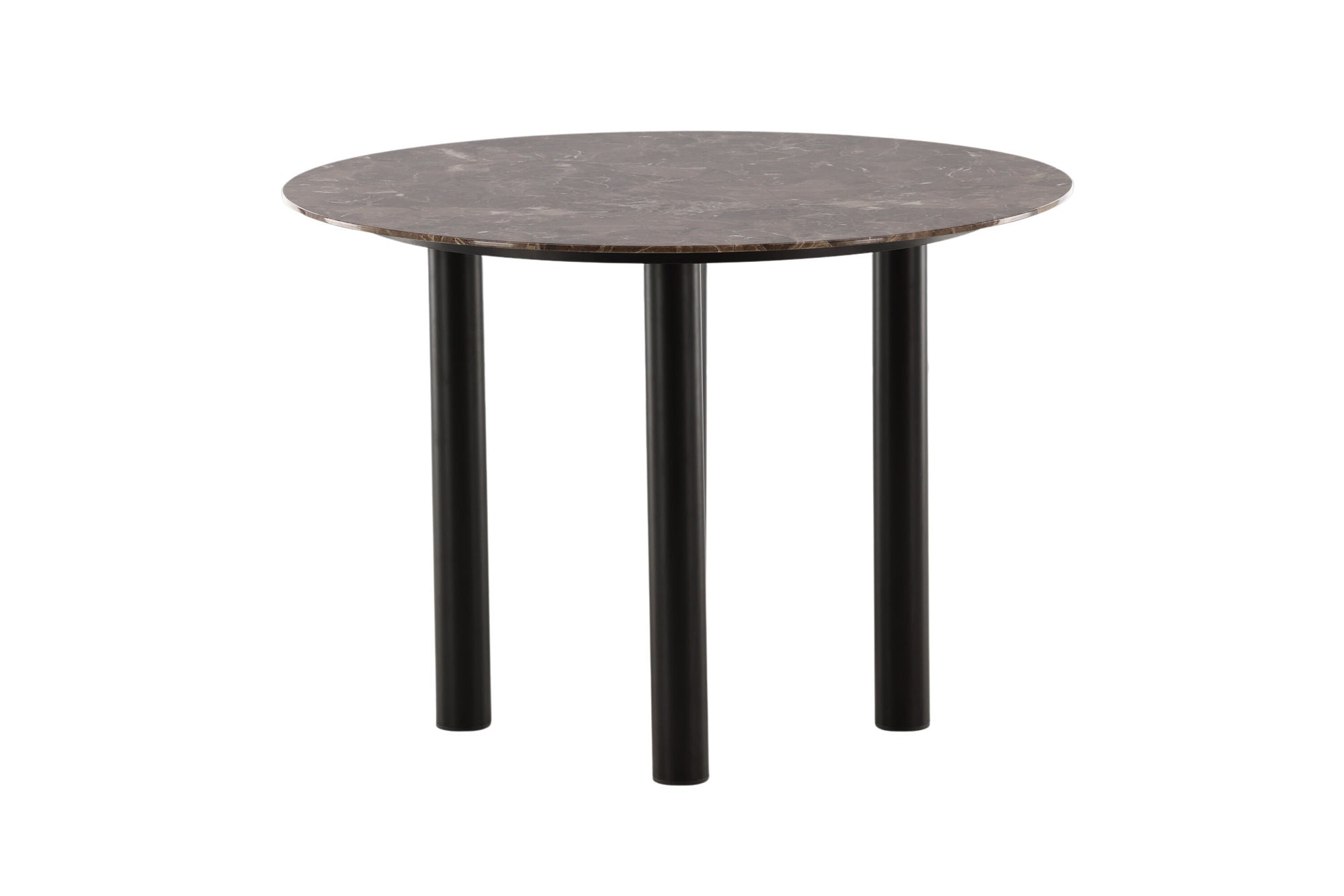Vind Havsten spisebord - Mocca / Dark grey Marblelook