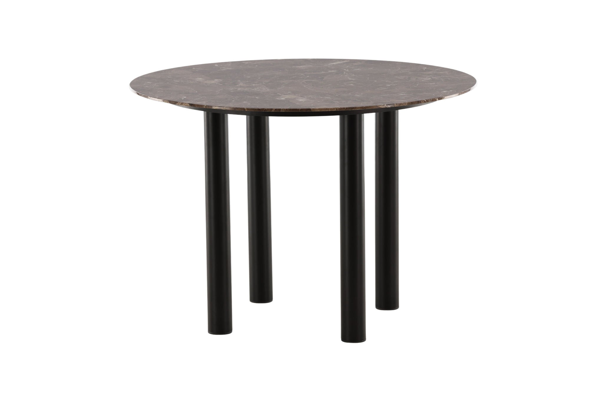 Vind Havsten spisebord - Mocca / Dark grey Marblelook