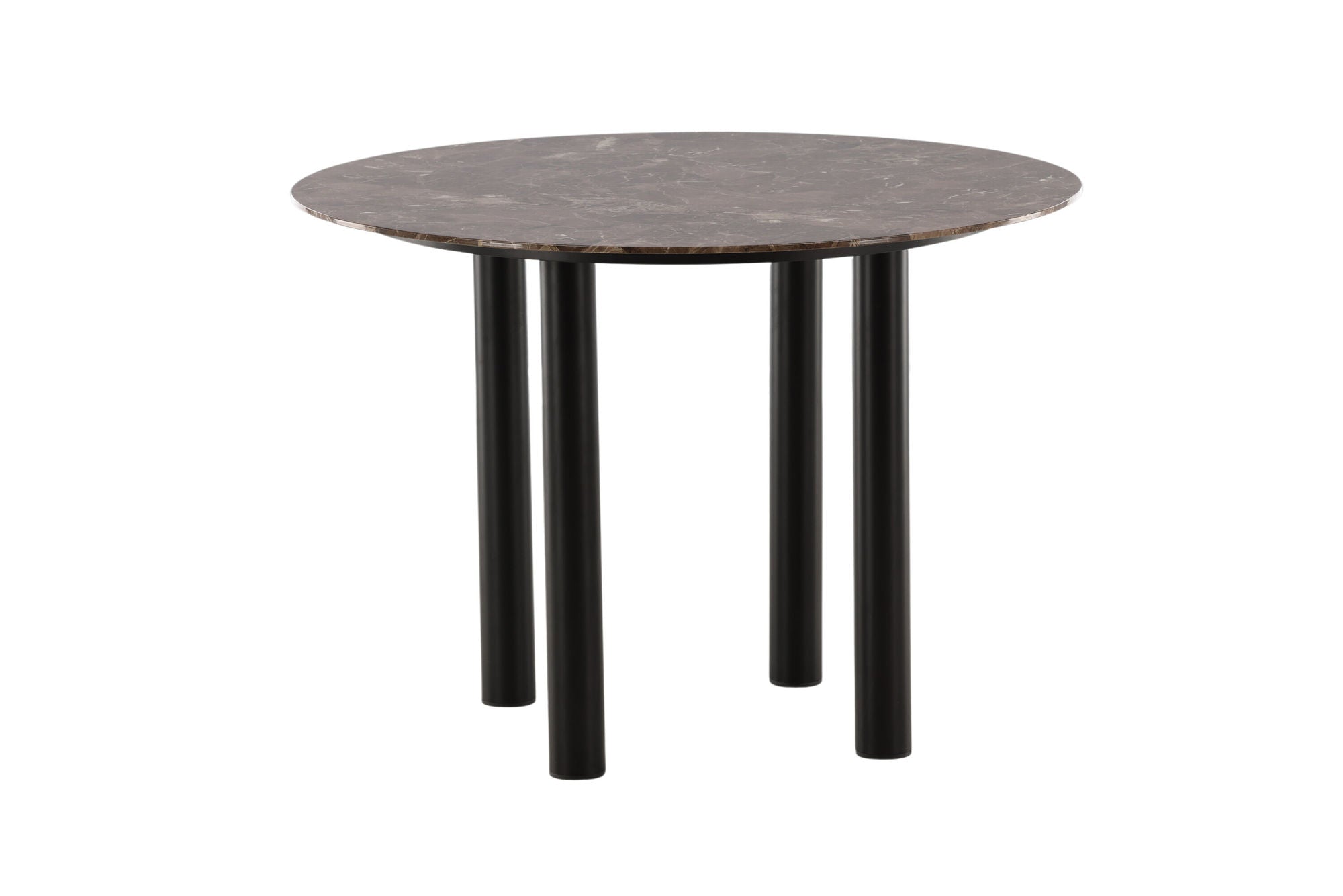 Vind Havsten spisebord - Mocca / Dark grey Marblelook