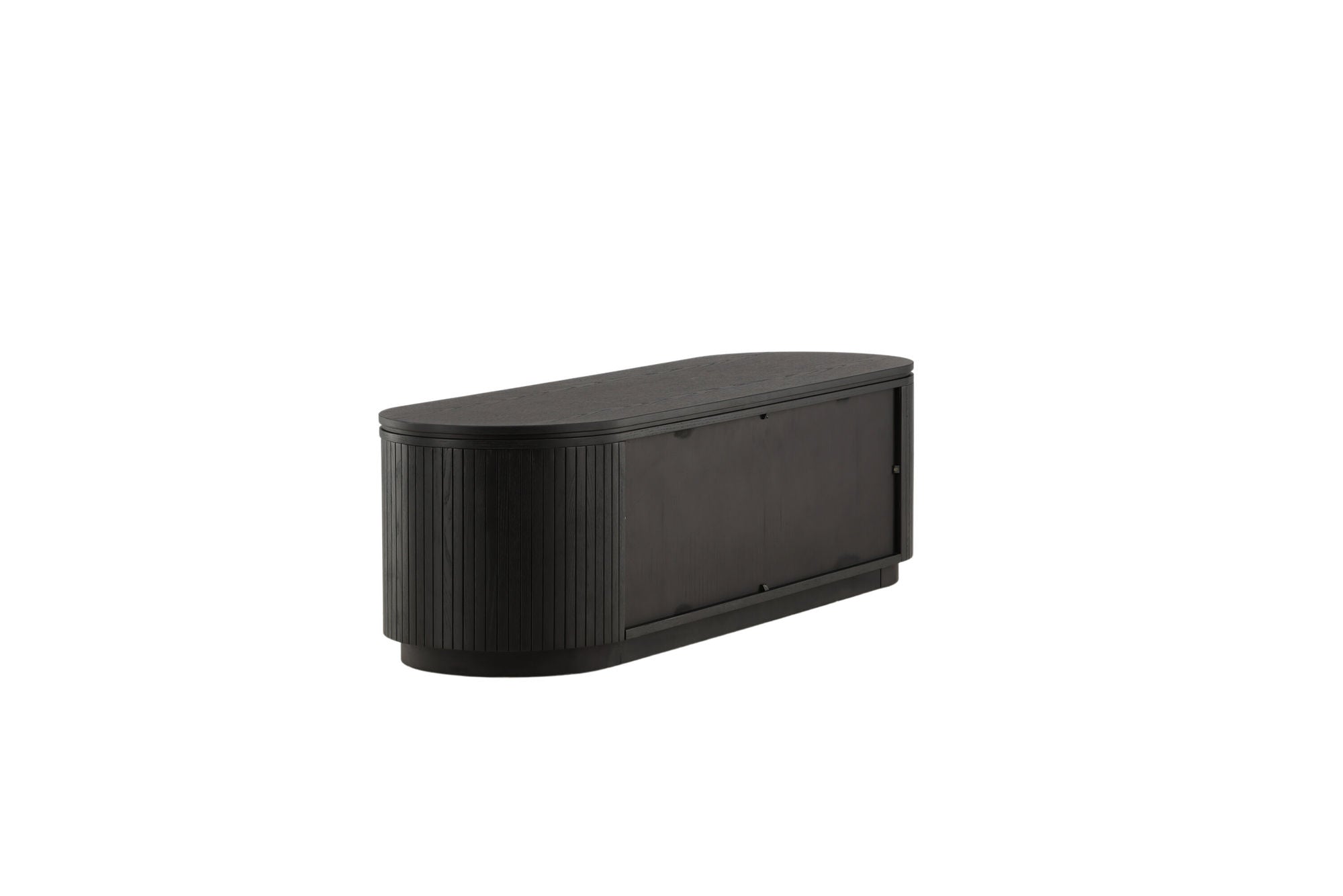 Vind Fjällbacka - Low skab - MDF Veneer / Black Oak/faneer
