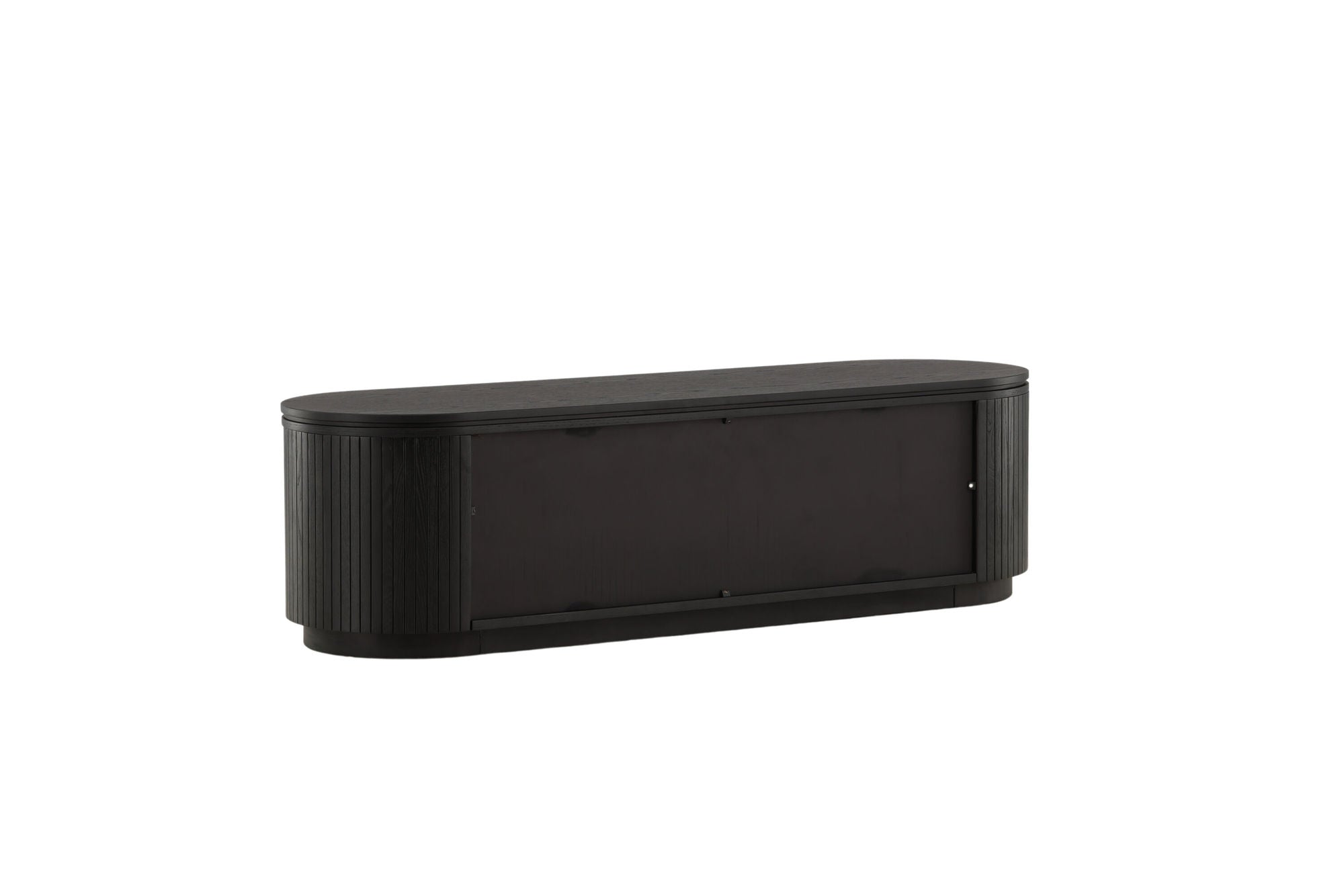 Vind Fjällbacka - Low skab - MDF Veneer / Black Oak/faneer