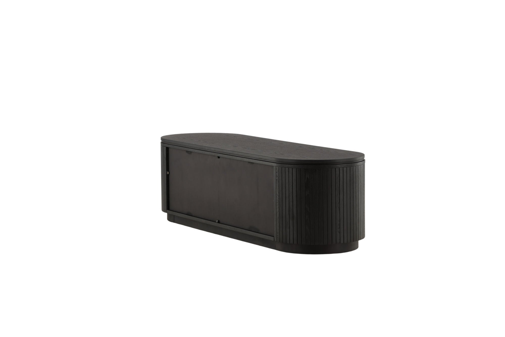 Vind Fjällbacka - Low skab - MDF Veneer / Black Oak/faneer