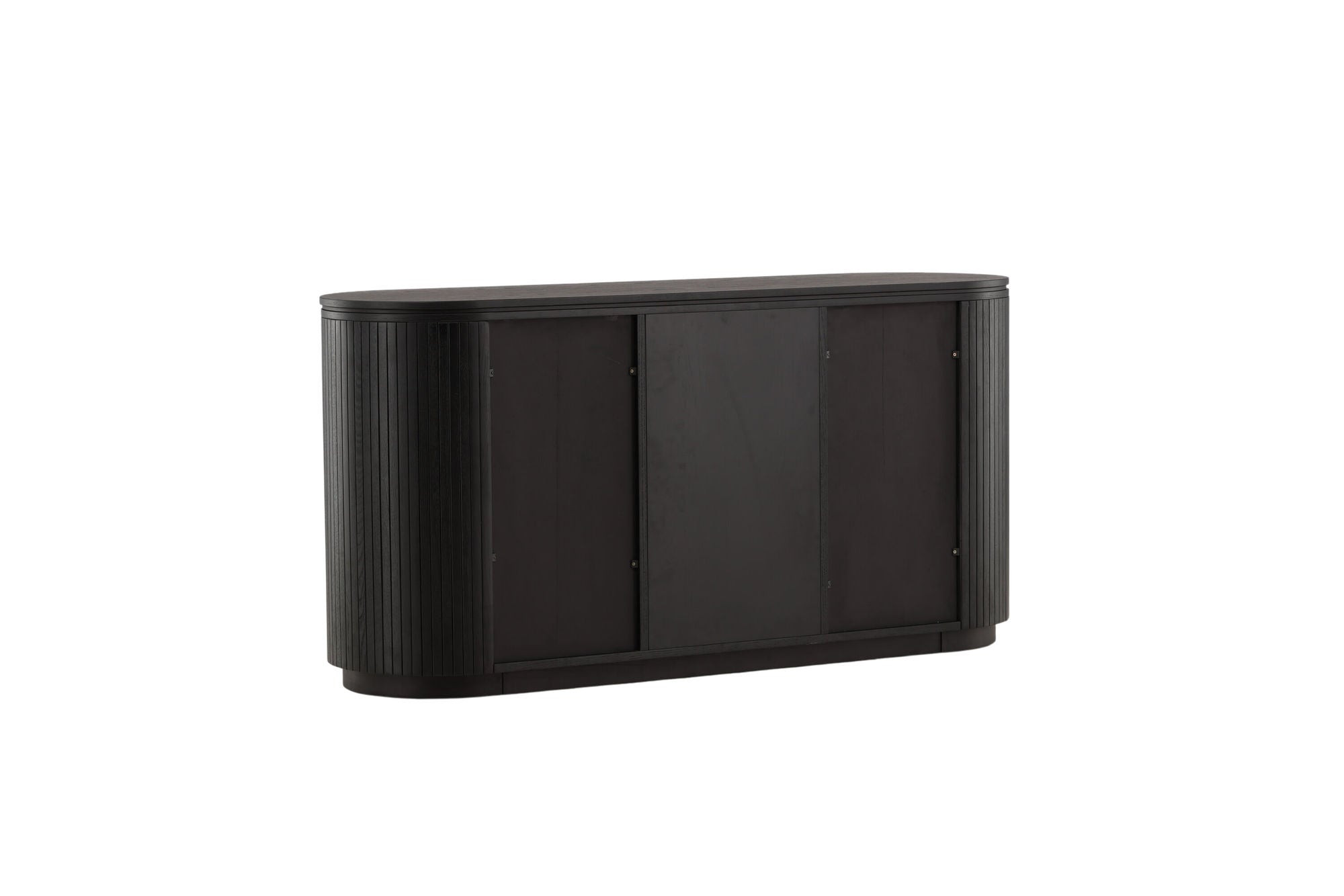 Vind Fjällbacka - High skab - MDF Veneer / Black Oak/faneer