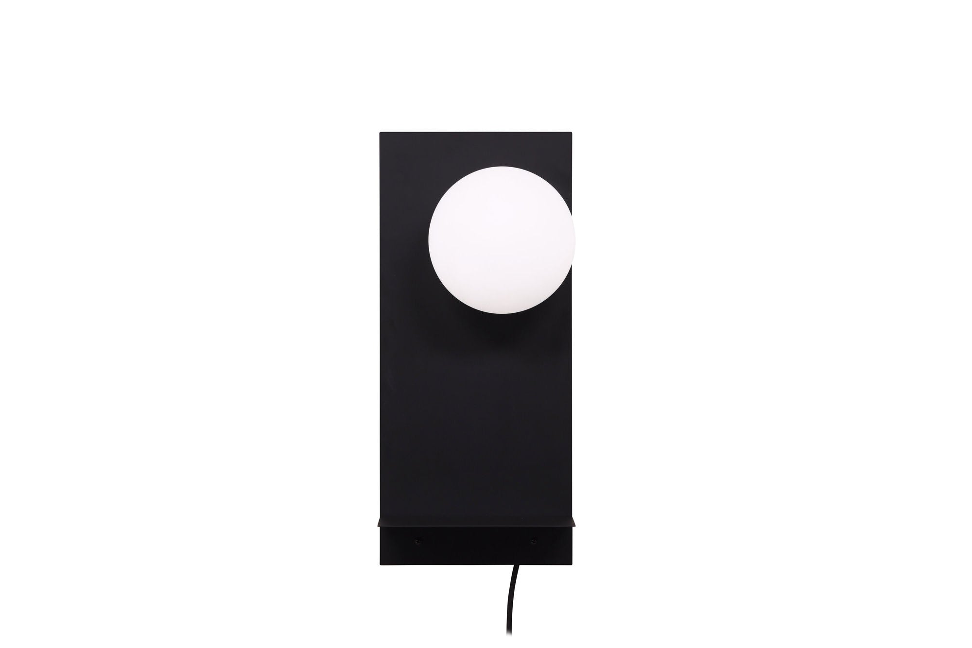 Venture Home Troyes Wall lampe - Black / White glass