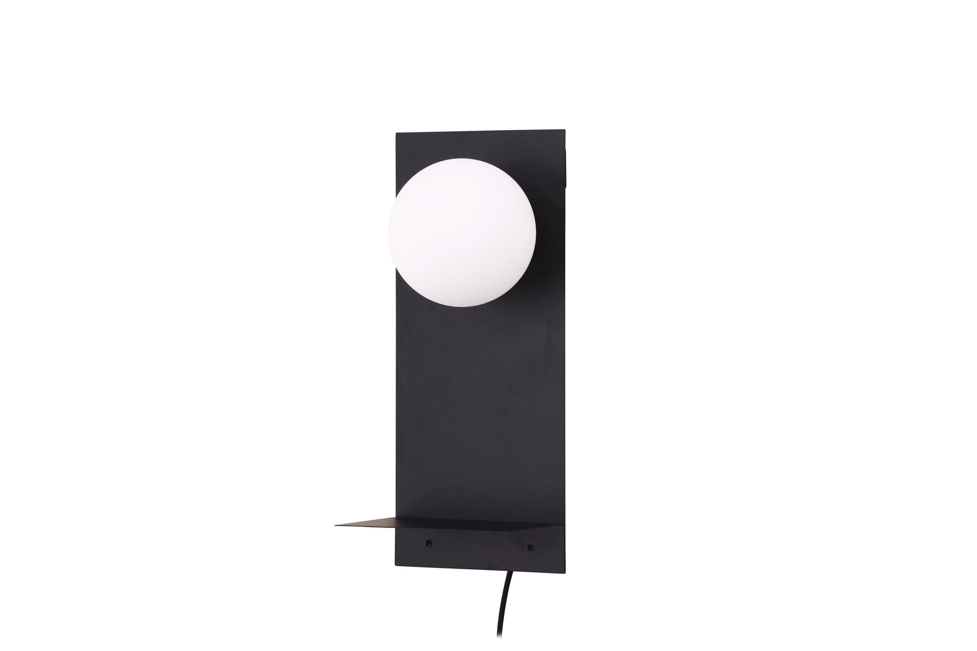 Venture Home Troyes Wall lampe - Black / White glass
