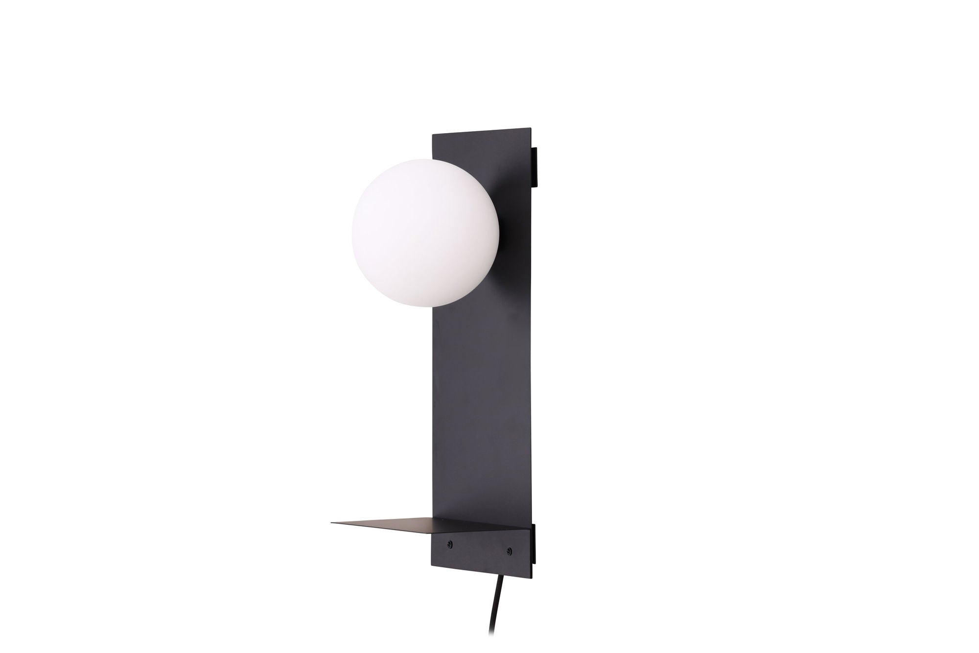 Venture Home Troyes Wall lampe - Black / White glass
