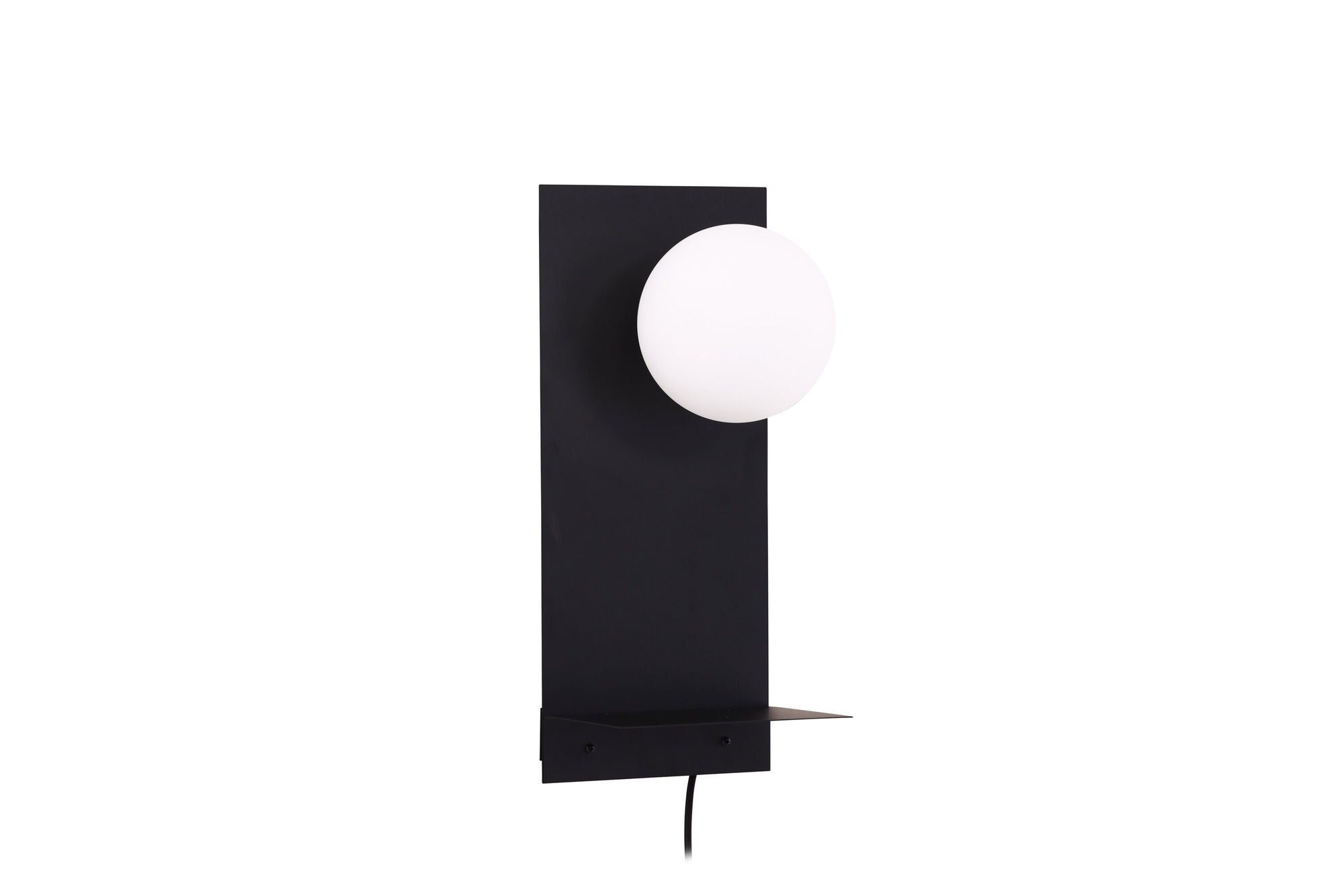 Venture Home Troyes Wall lampe - Black / White glass