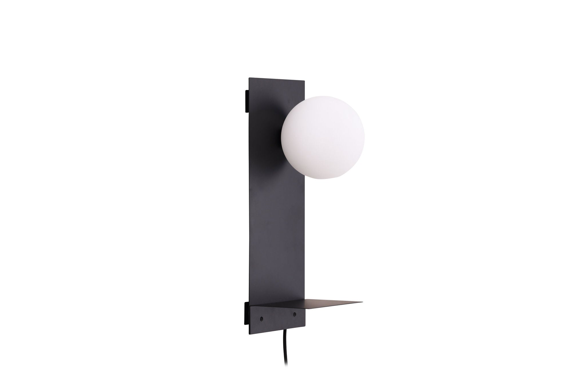Venture Home Troyes Wall lampe - Black / White glass