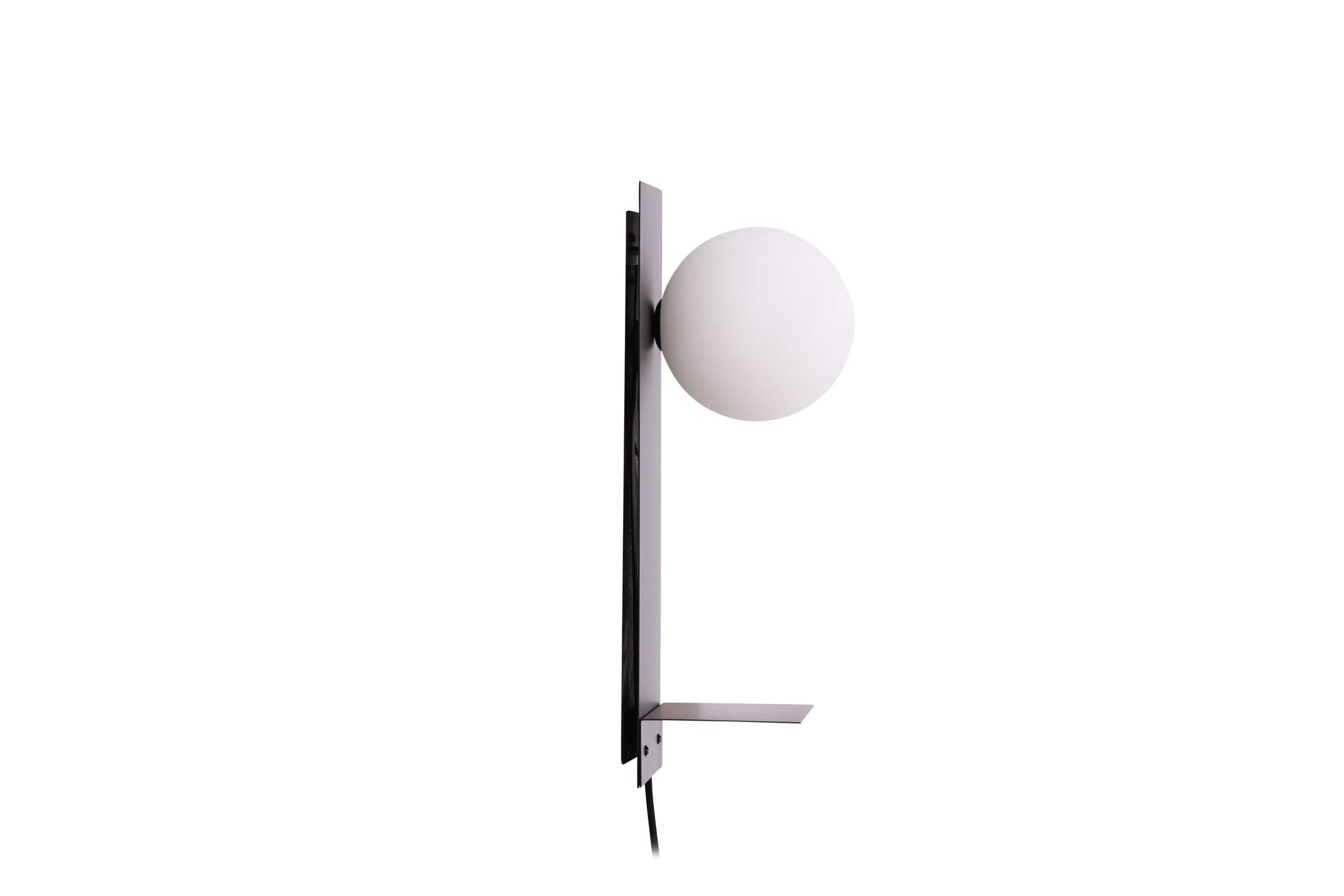 Venture Home Troyes Wall lampe - Black / White glass