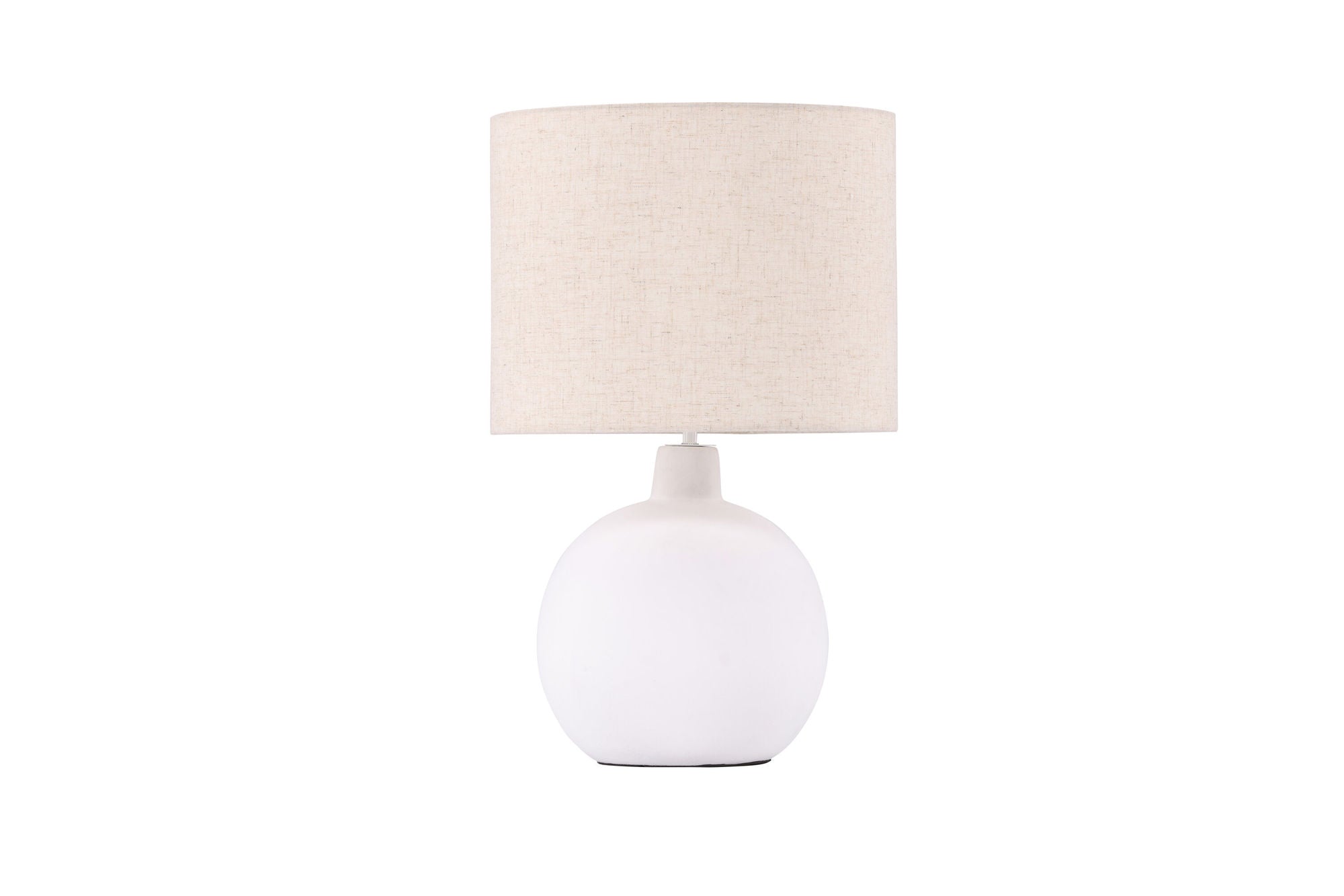 Venture Home Torcello bord lampe - White / Beige linen