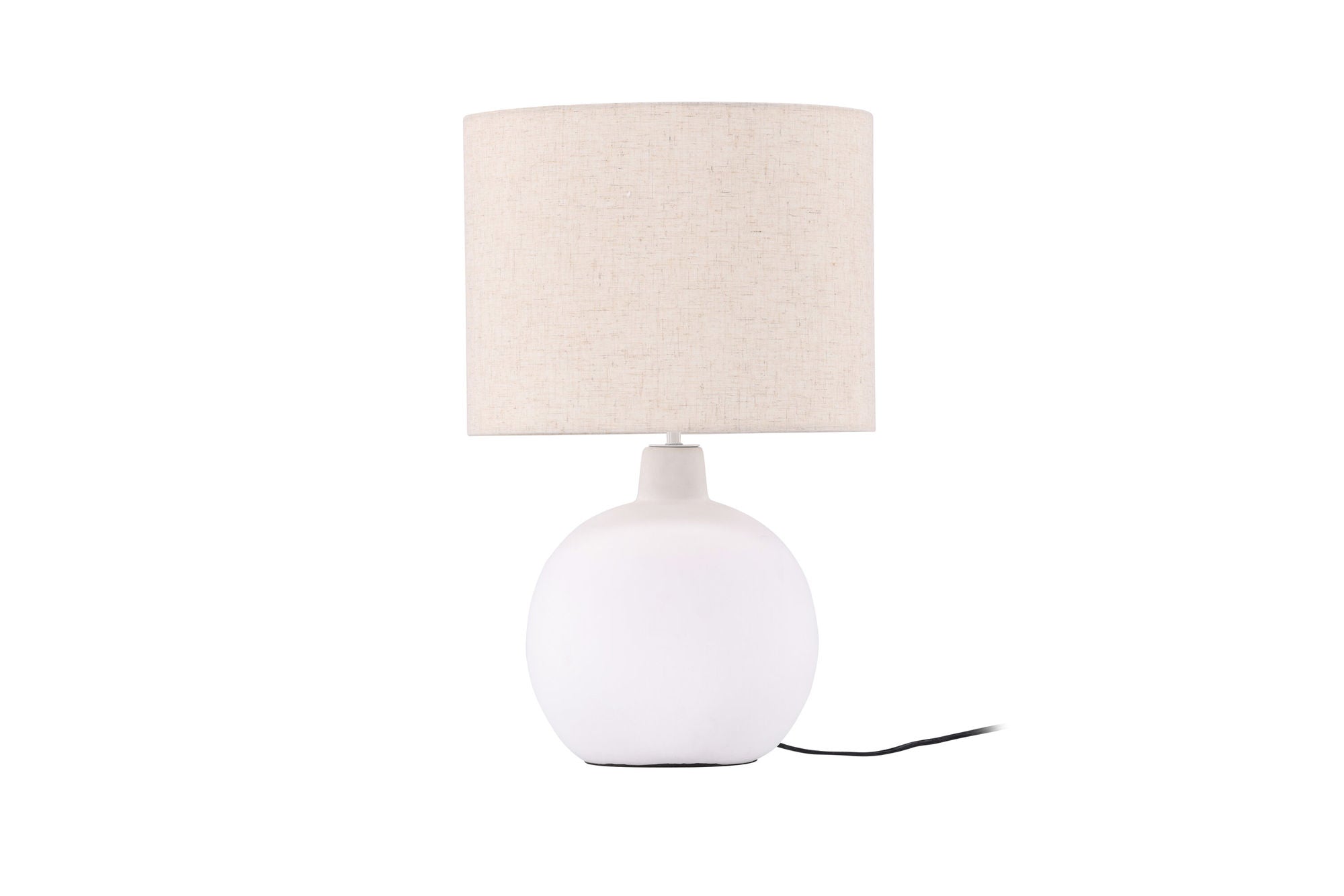 Venture Home Torcello bord lampe - White / Beige linen