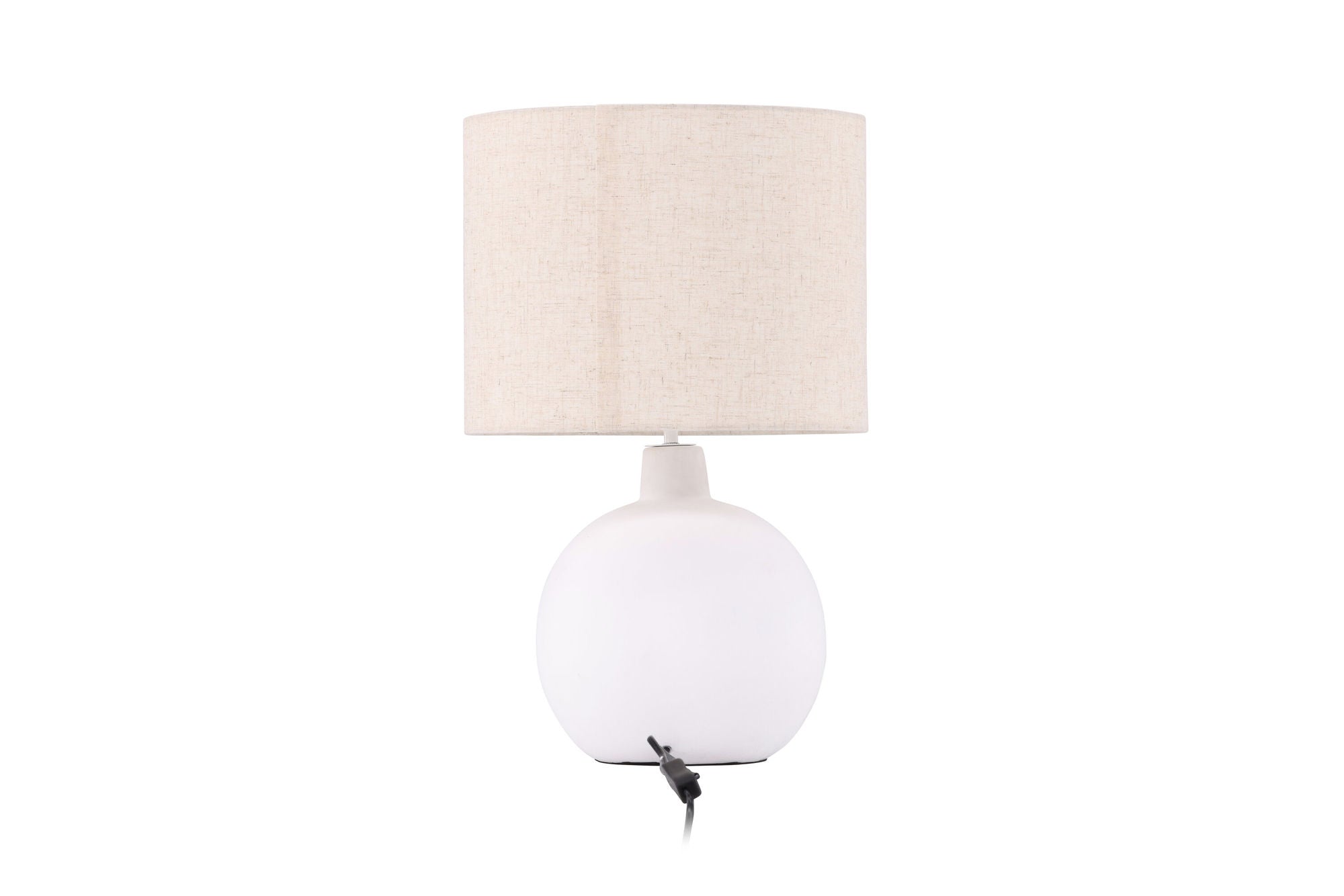 Venture Home Torcello bord lampe - White / Beige linen