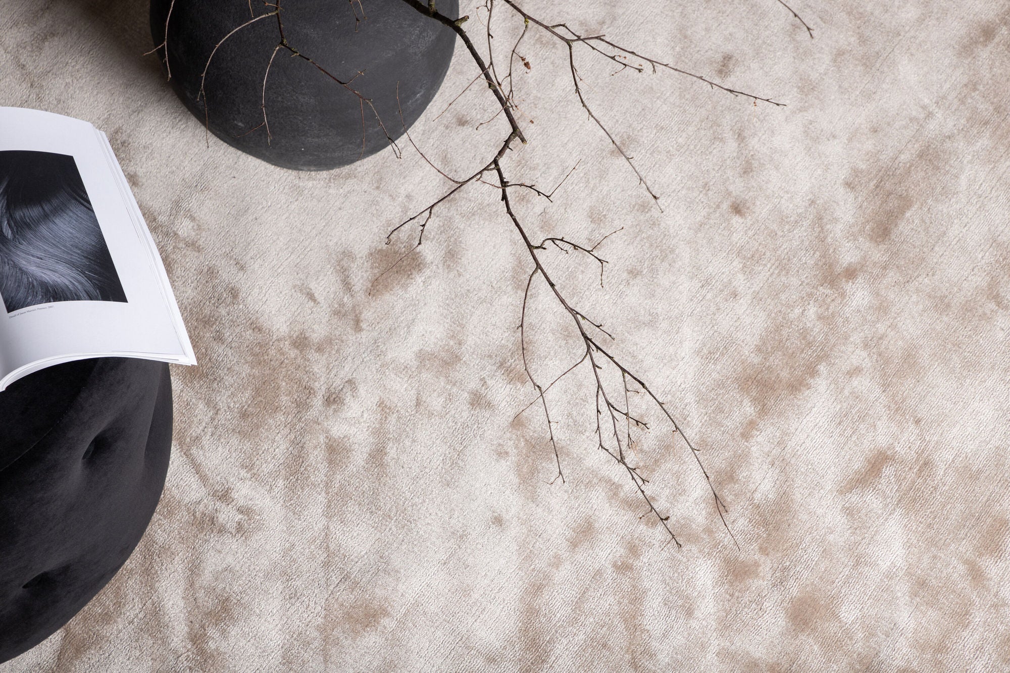 Venture Home Indra Viscose Carpet - ø200cm - Beige
