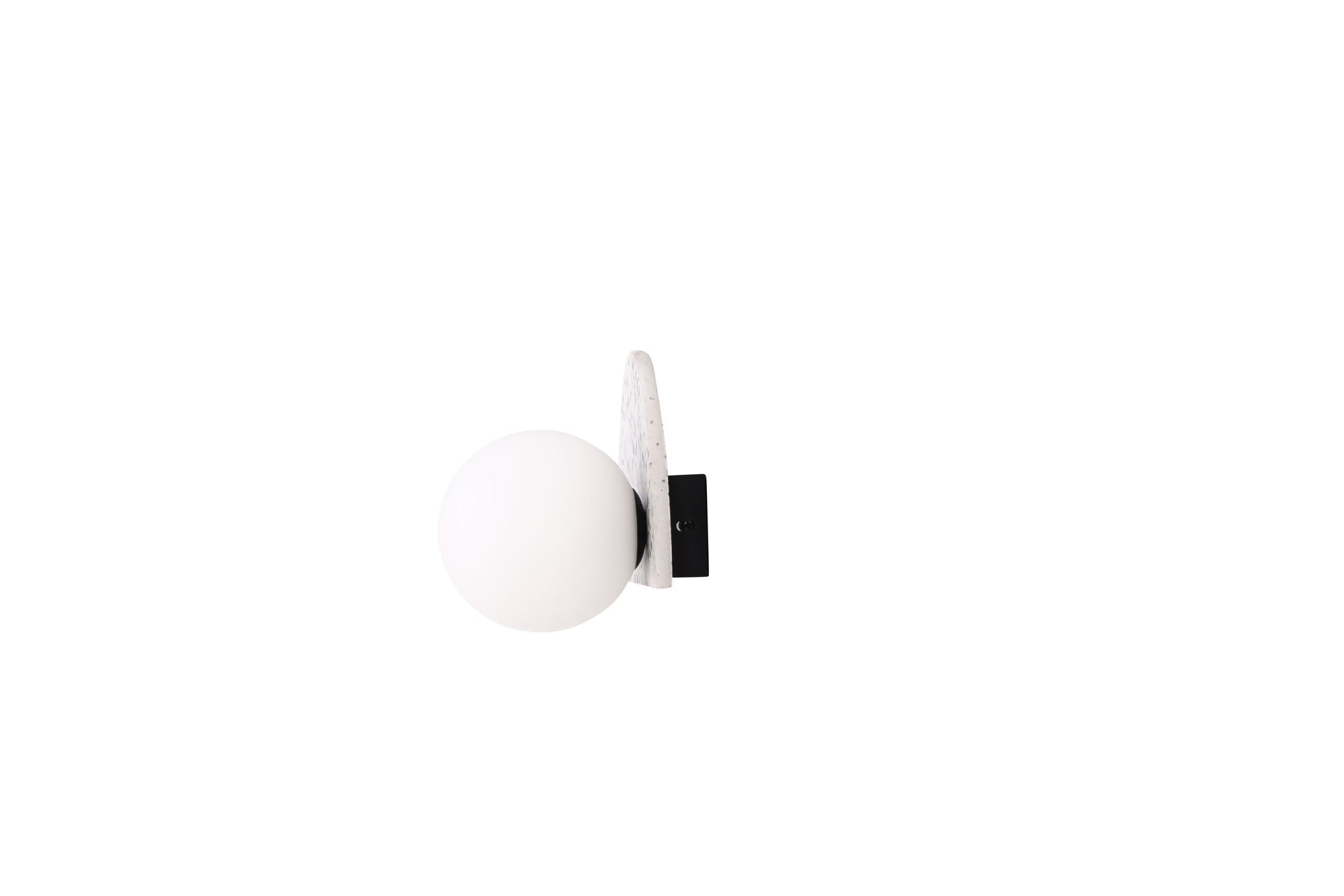 Venture Home Abbeville Wall lampe - White / White glass