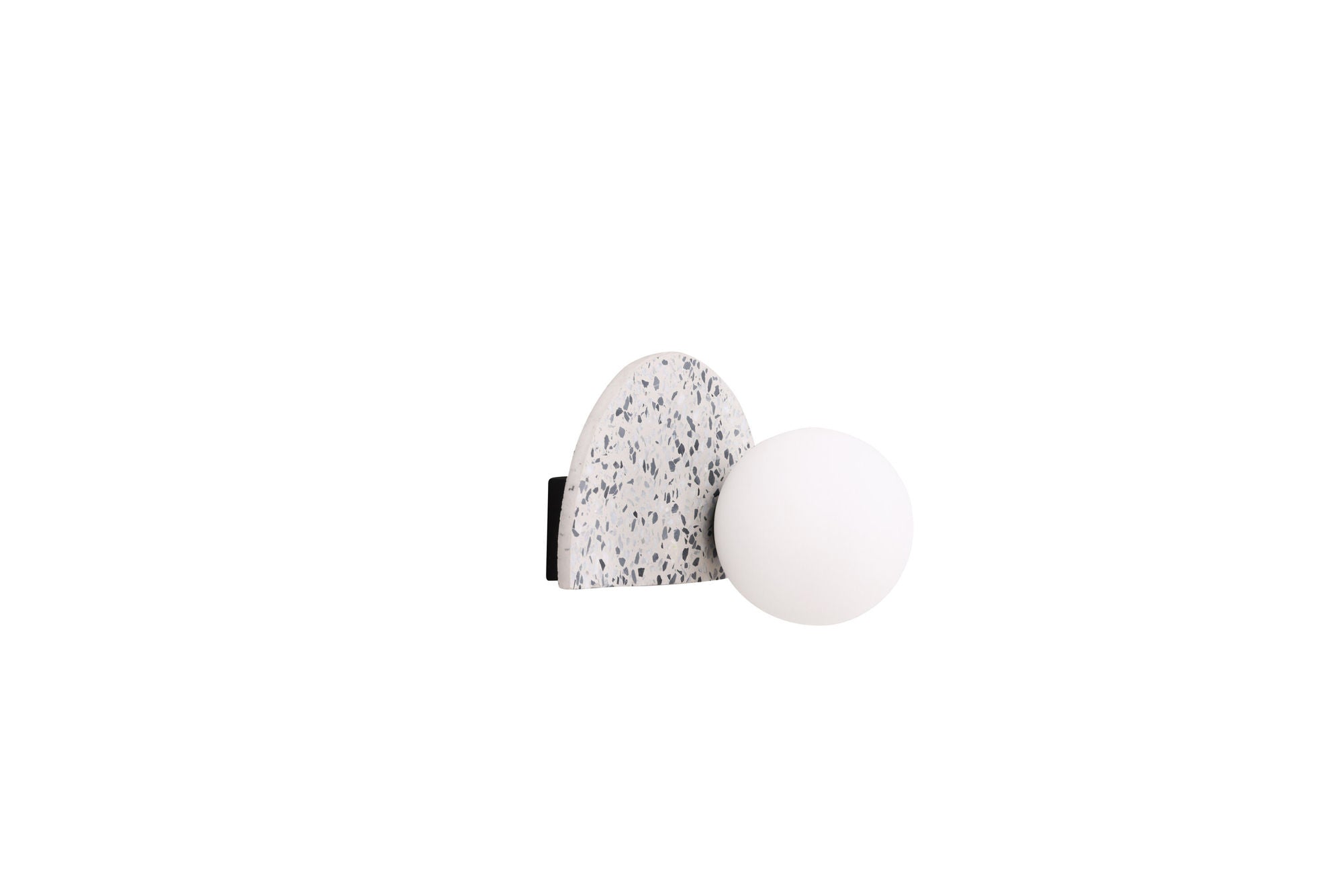 Venture Home Abbeville Wall lampe - White / White glass