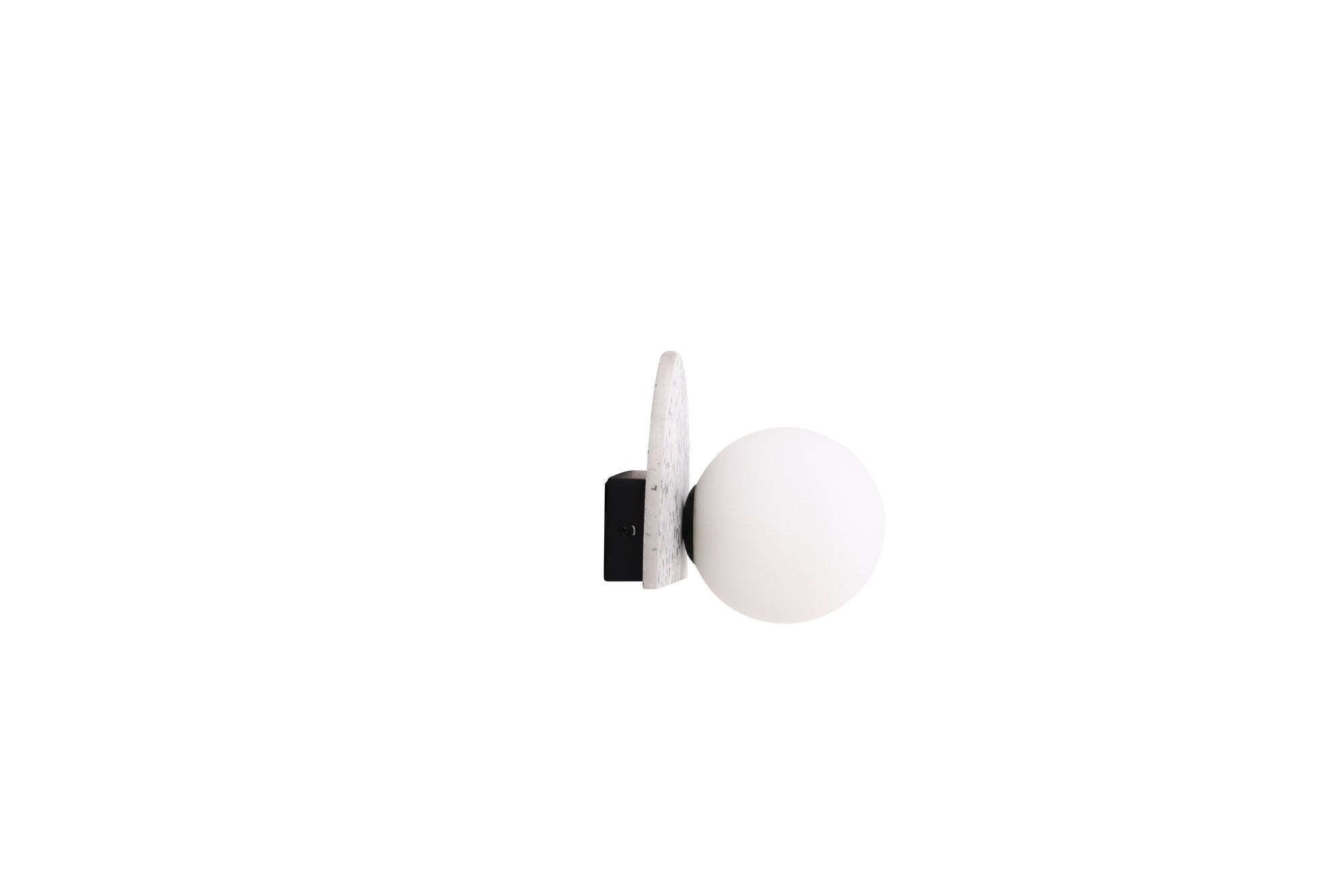 Venture Home Abbeville Wall lampe - White / White glass