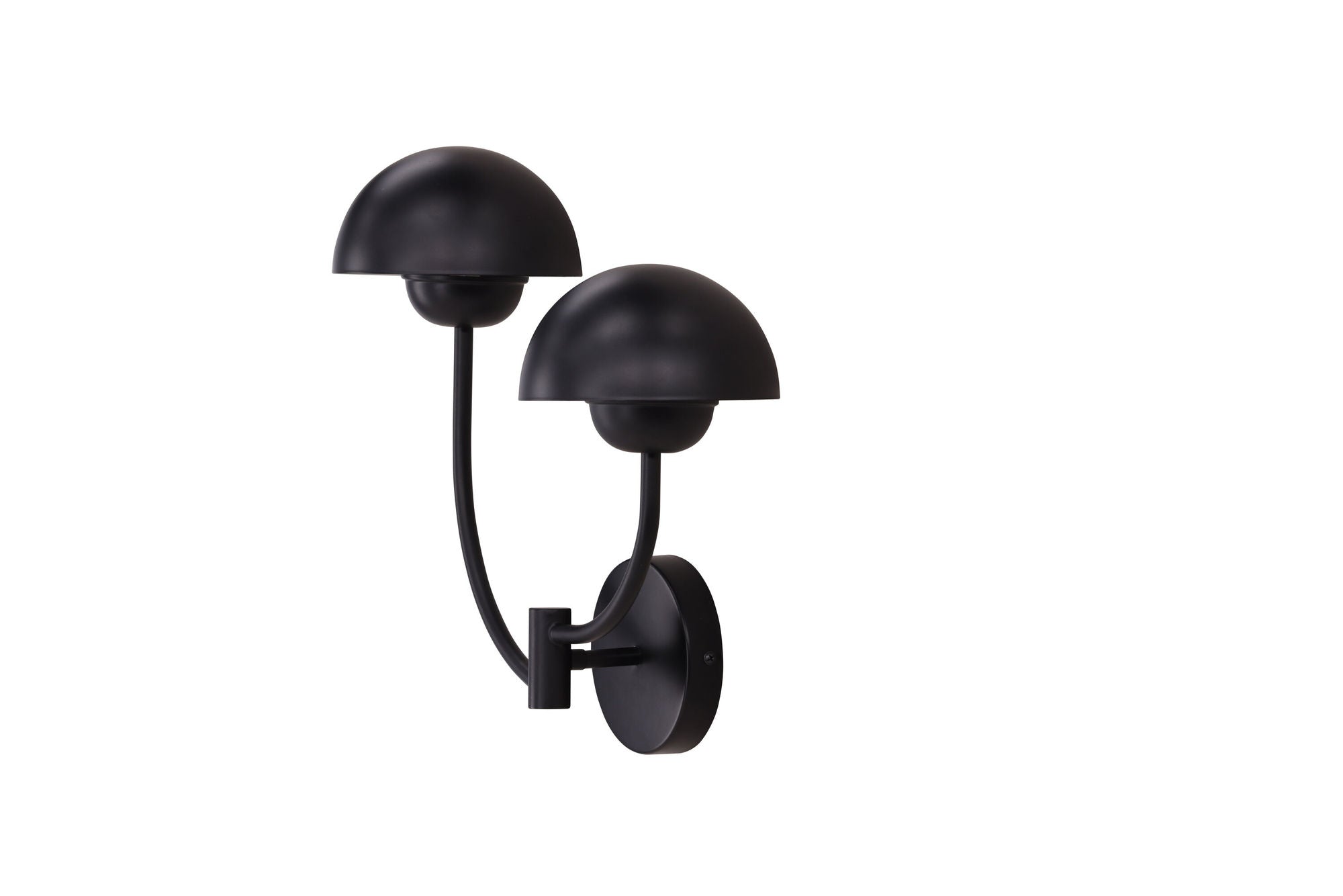 Vind Lyckorna Wall lampe - / Black Metal