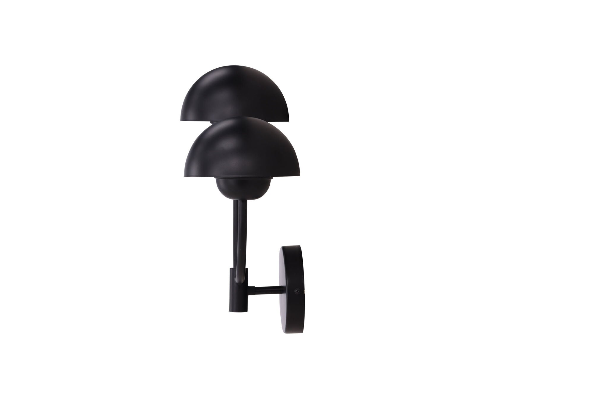 Vind Lyckorna Wall lampe - / Black Metal