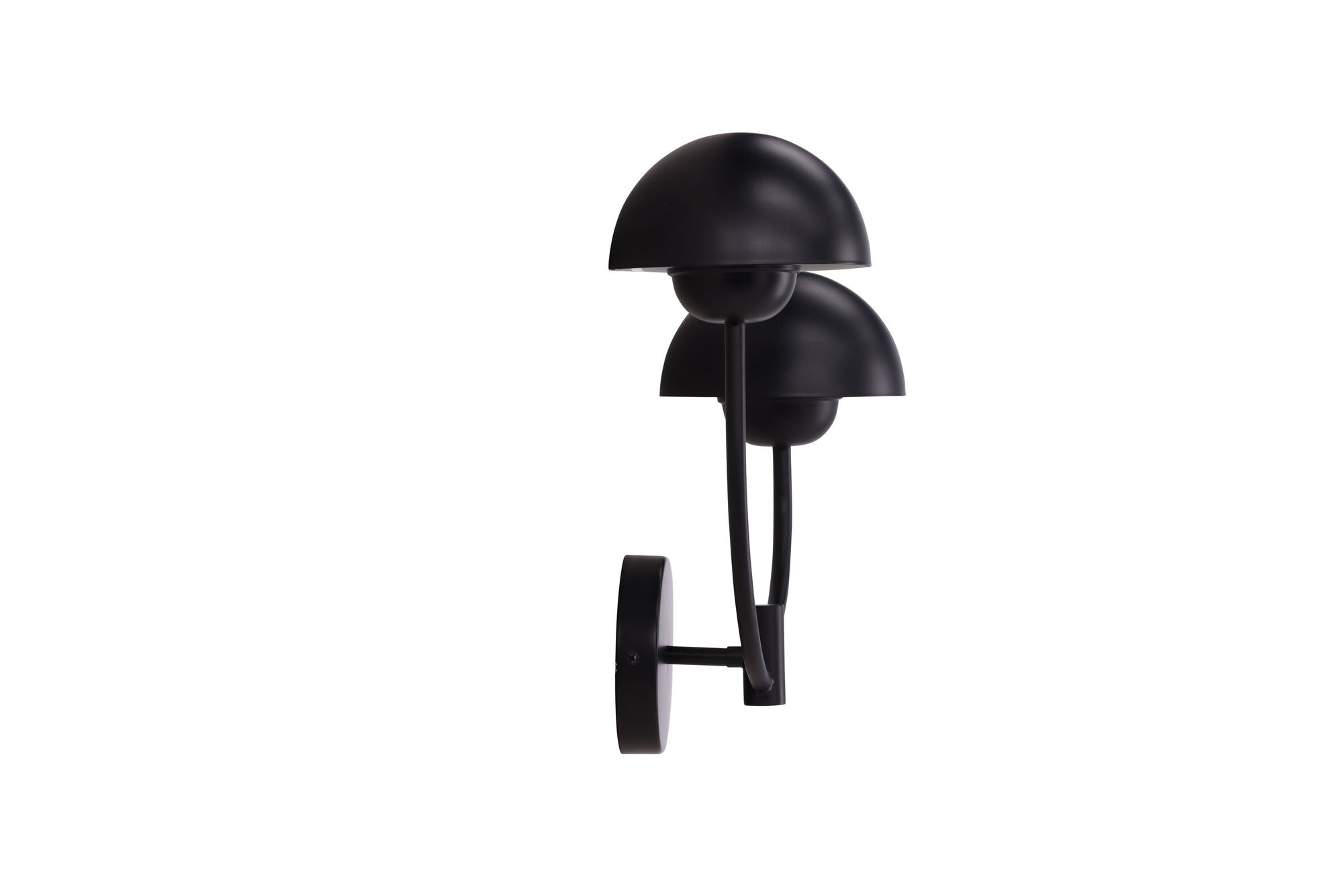 Vind Lyckorna Wall lampe - / Black Metal