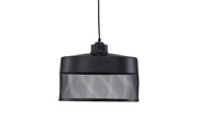 Venture Home Toulon - Wide Pendant lampe - Black / Black