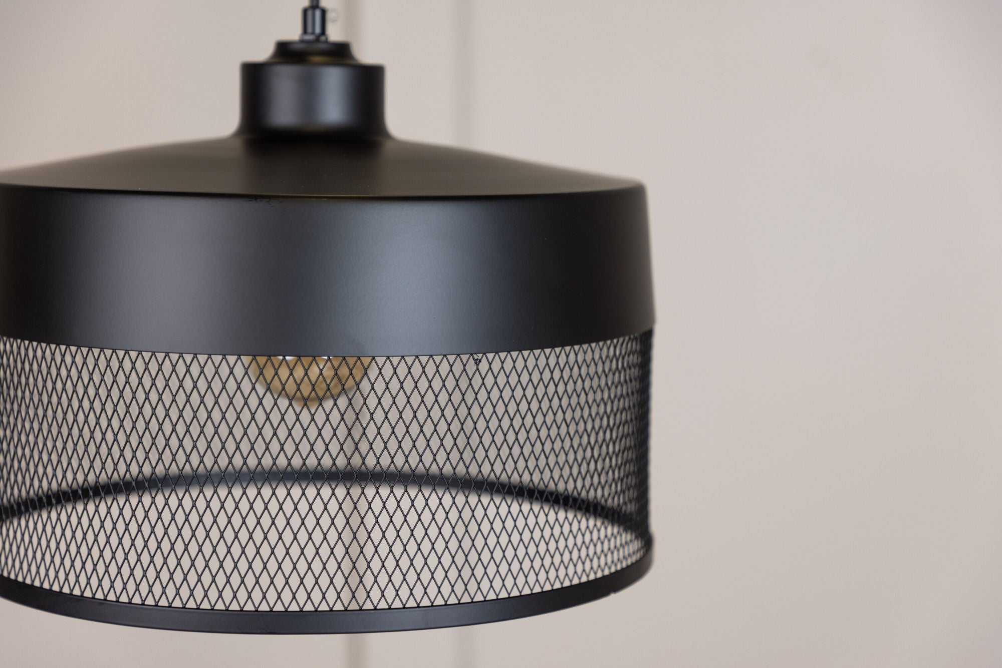 Venture Home Toulon - Wide Pendant lampe - Black / Black