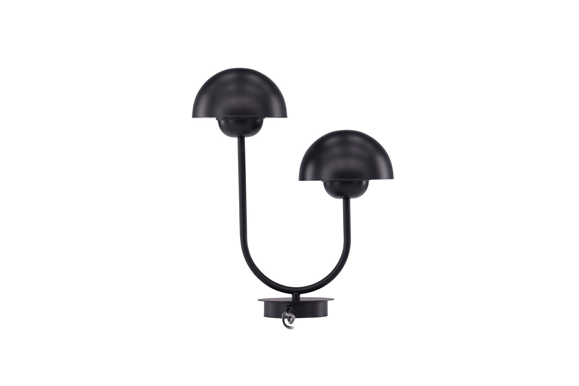 Vind Lyckorna bord lampe - / Black Metal