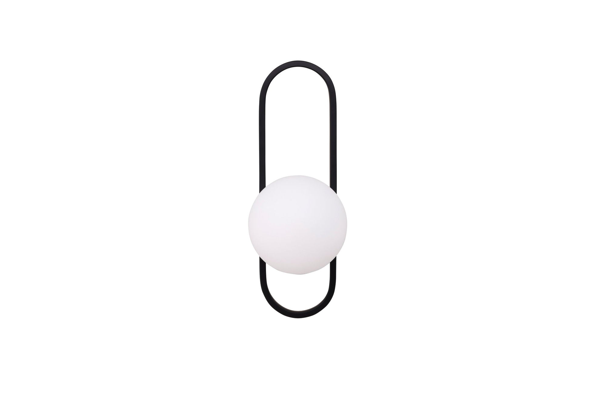 Venture Home Alpes Wall lampe - Black / White glass