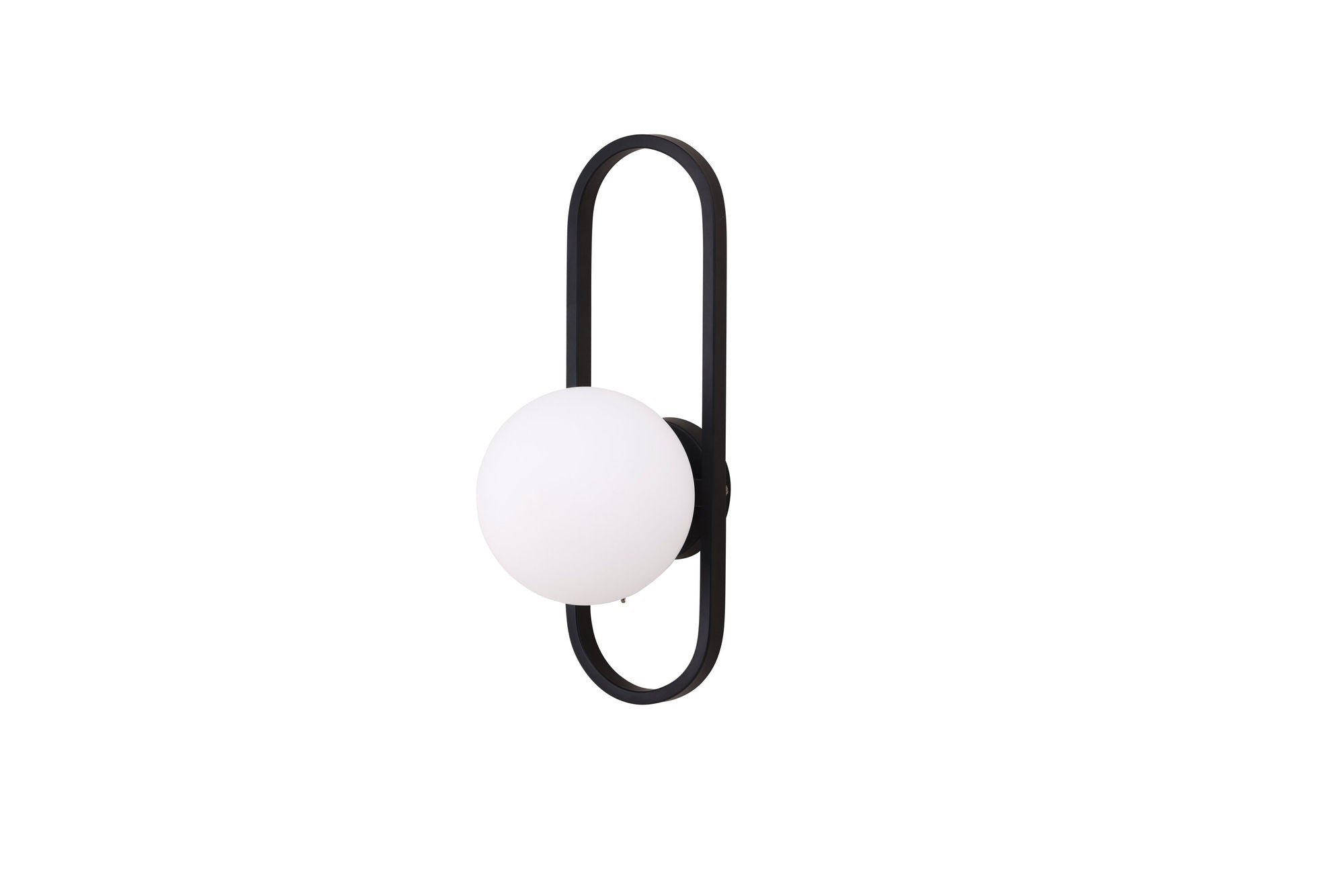 Venture Home Alpes Wall lampe - Black / White glass