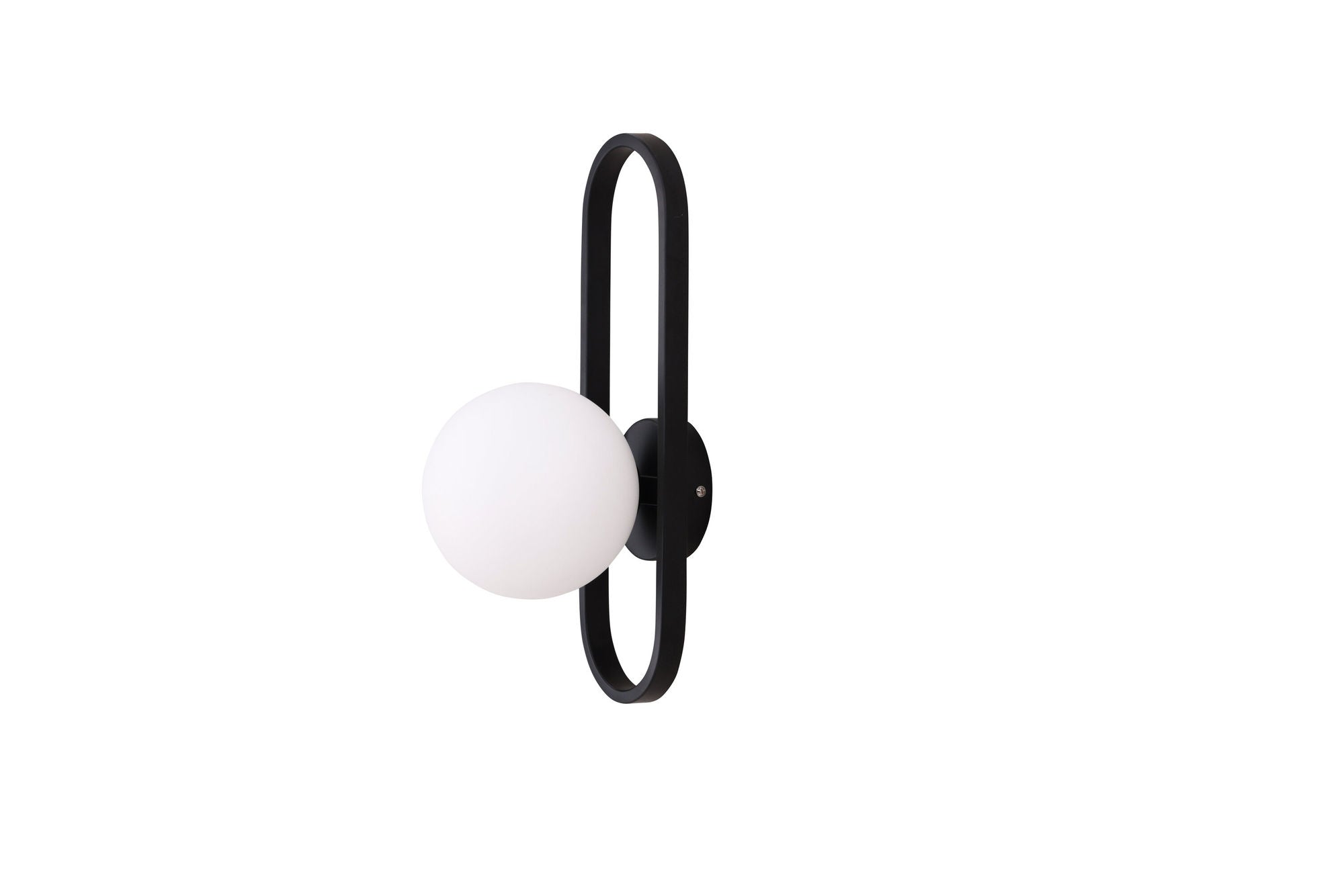 Venture Home Alpes Wall lampe - Black / White glass