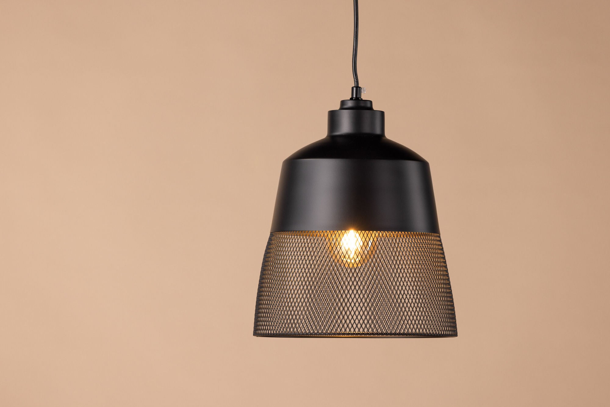 Venture Home Toulon -Tall Pendant lampe - Black / Black