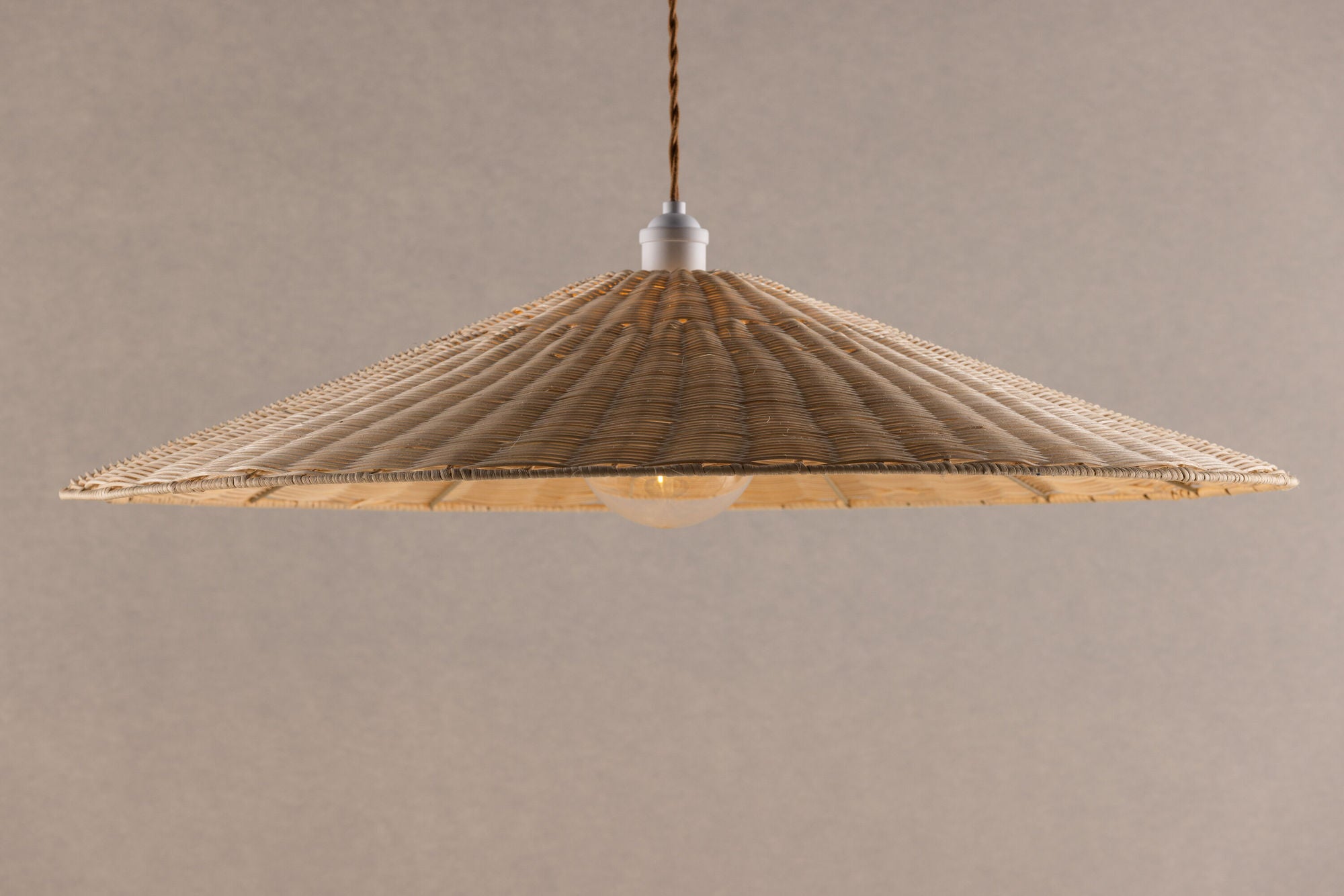 Vind Herrestad Pendant lampe - Nature / Nature Rattan