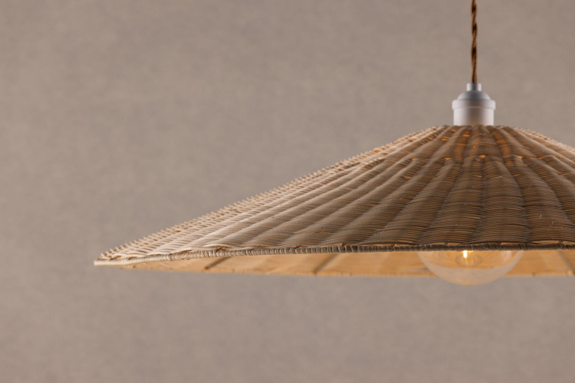 Vind Herrestad Pendant lampe - Nature / Nature Rattan