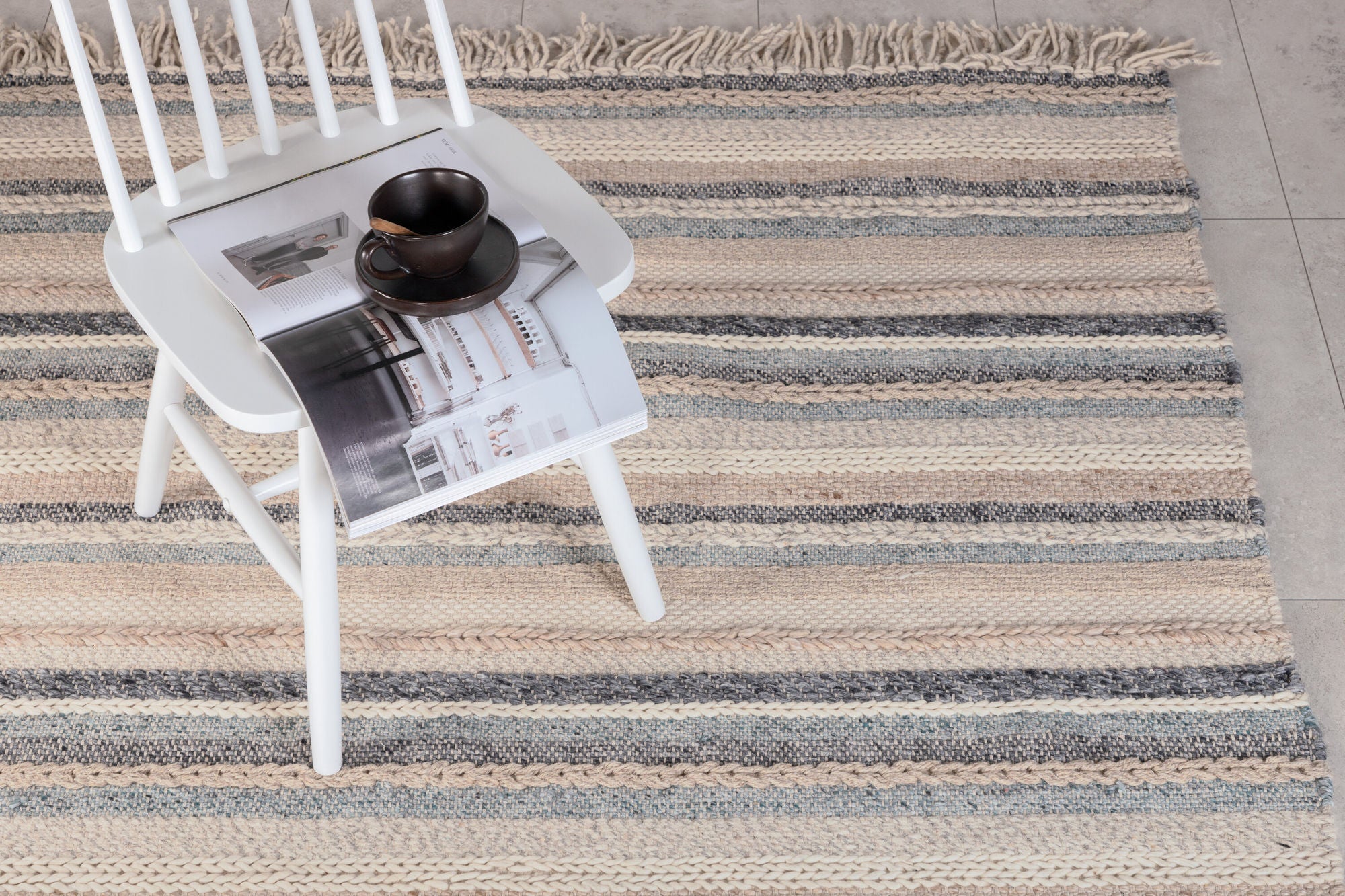 Venture Home Gudha Wool Carpet - 170*240 - Beige / blue
