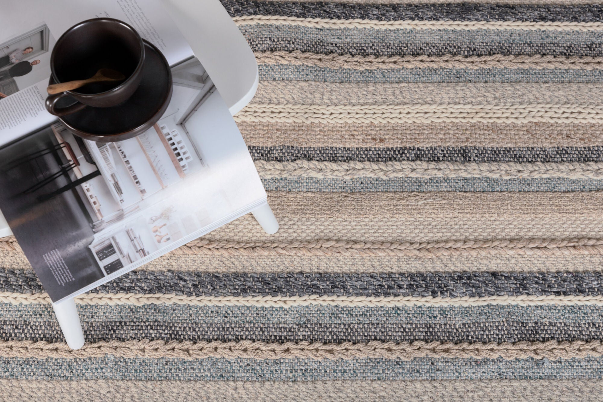 Venture Home Gudha Wool Carpet - 170*240 - Beige / blue