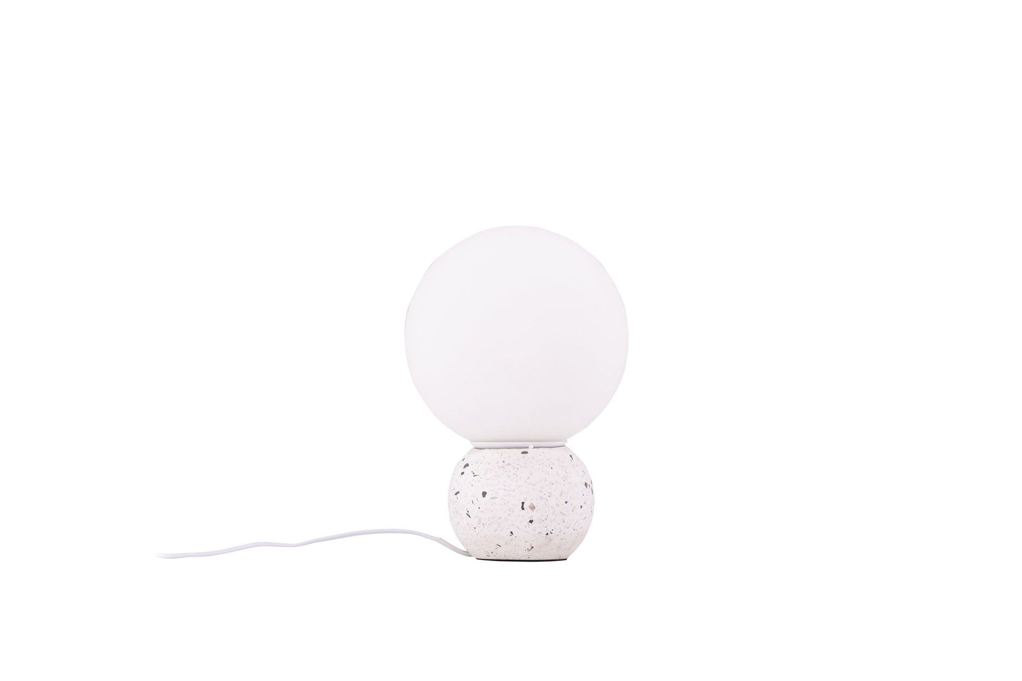 Venture Home Metz bord lampe - White / White glass