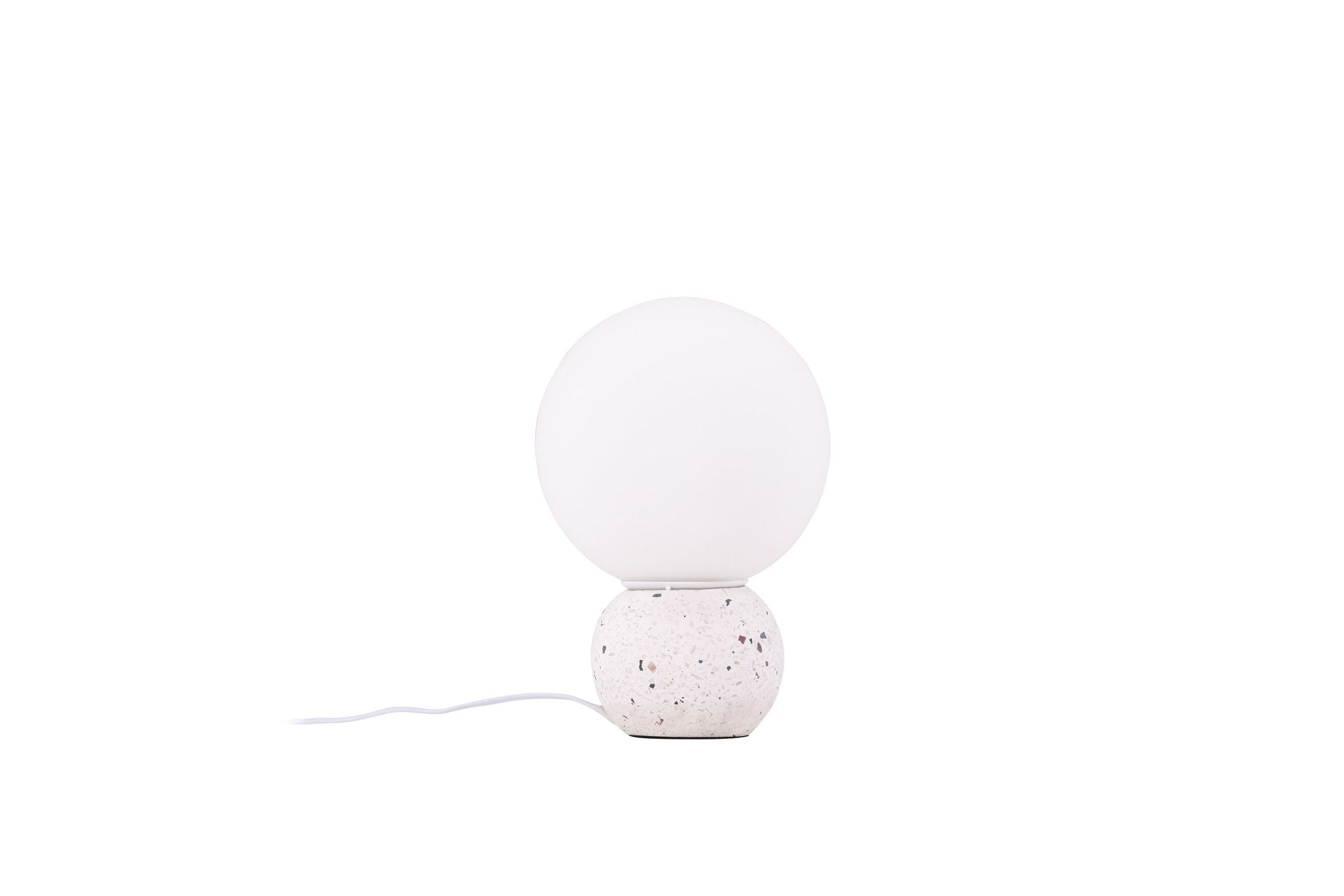 Venture Home Metz bord lampe - White / White glass