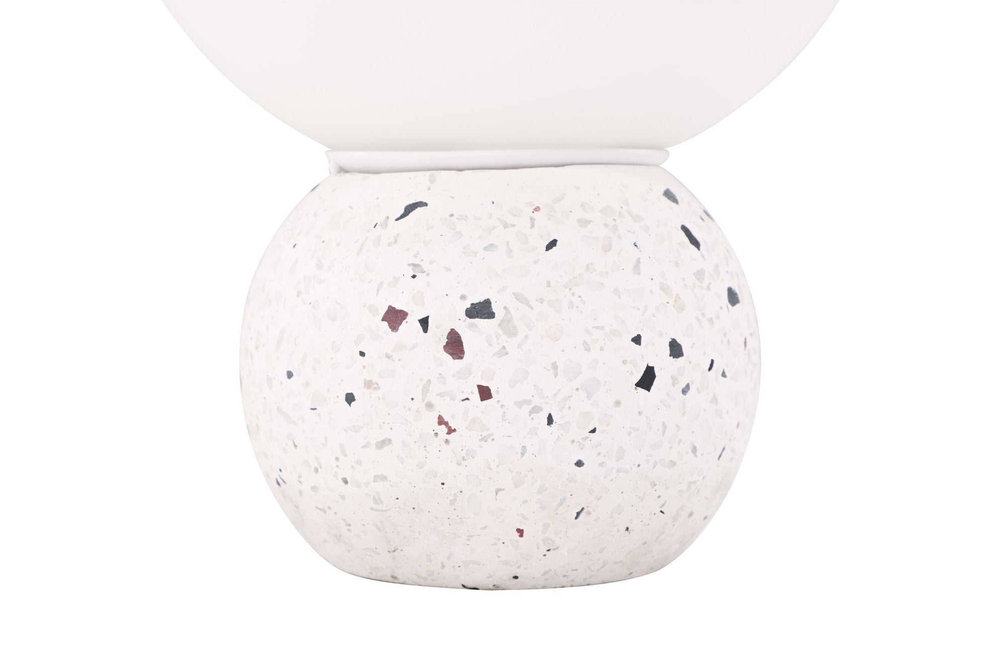 Venture Home Metz bord lampe - White / White glass