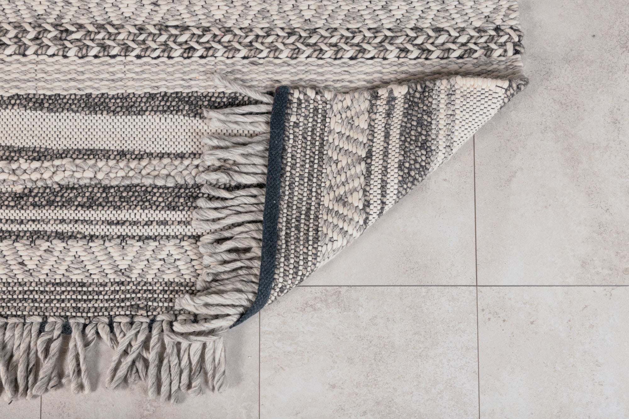Venture Home Alwar Wool Carpet - 170*240 - Dark grey