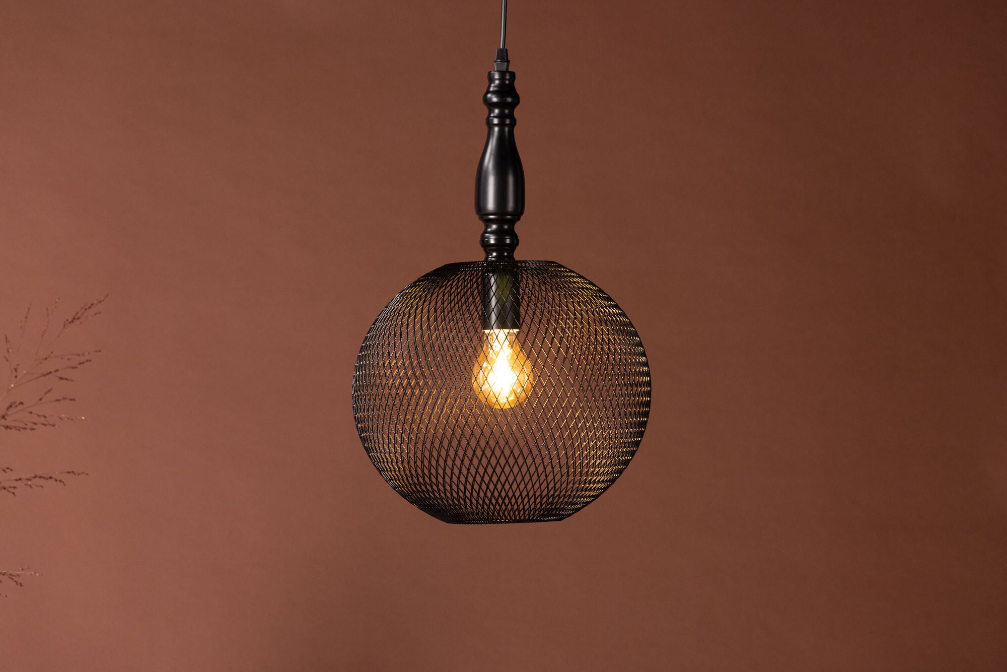 Venture Home Valence Pendant lampe - Black / Black
