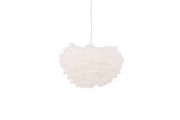 Venture Home Nicola - Small Pendant lampe - White / White artificial feather