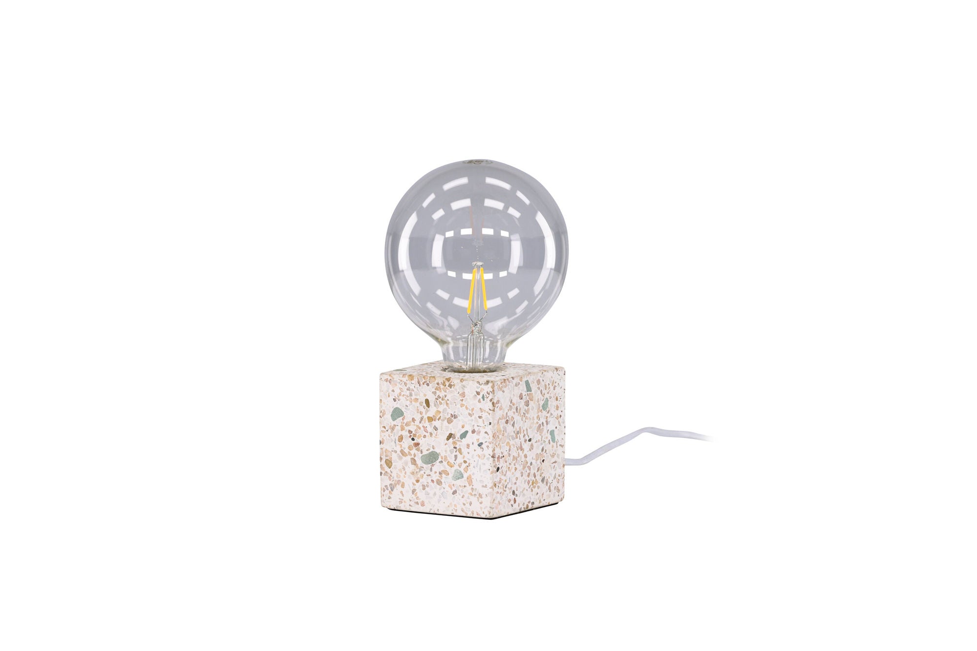 Venture Home Rilche bord lampe - Grey / Clear Glass