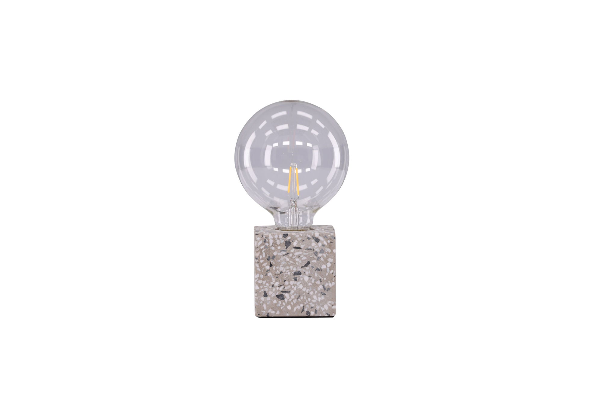 Venture Home Rilche bord lampe - White / Clear Glass