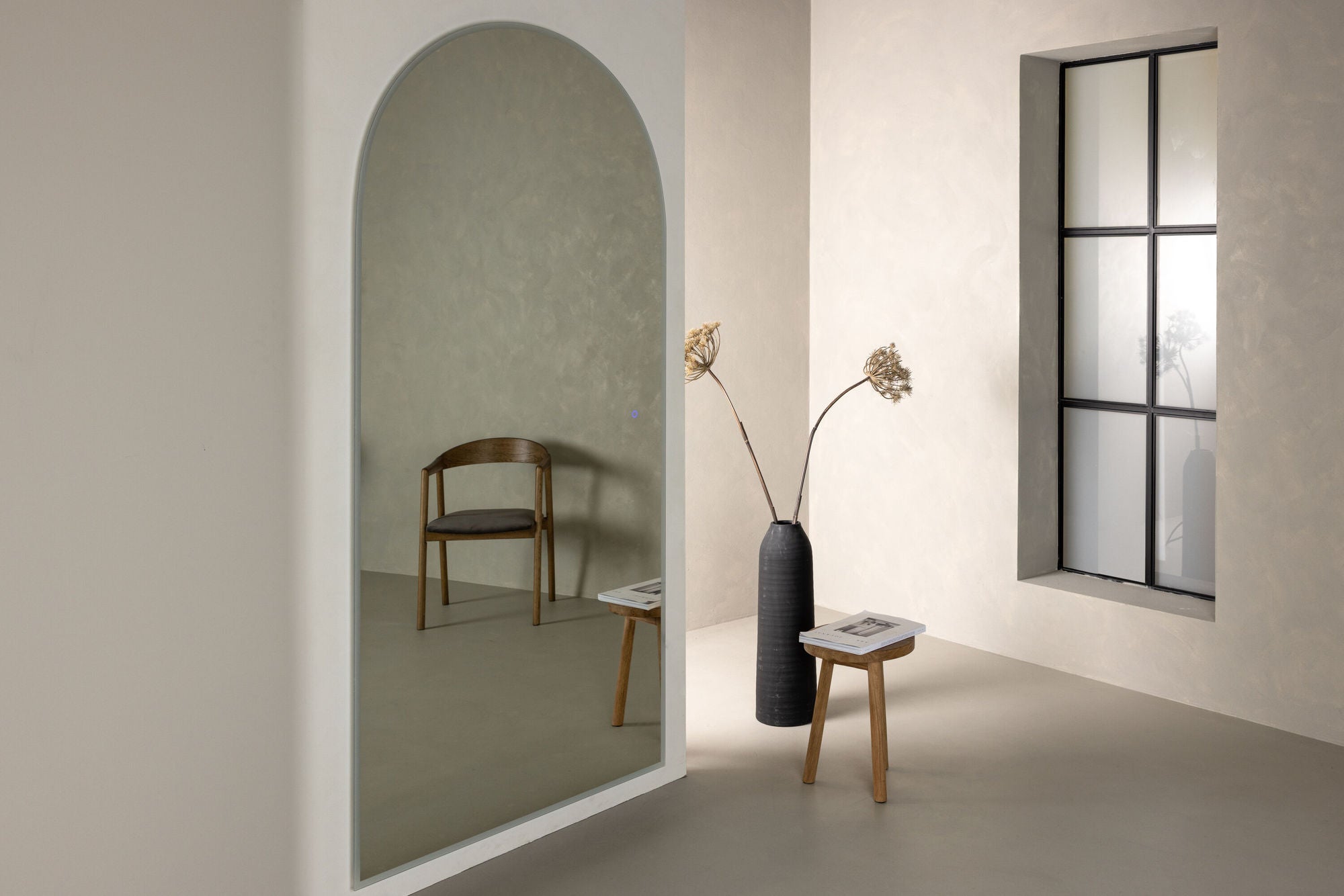Vind Skeppsvik x Josefin Lustig - spejl lampe - Black / Clear