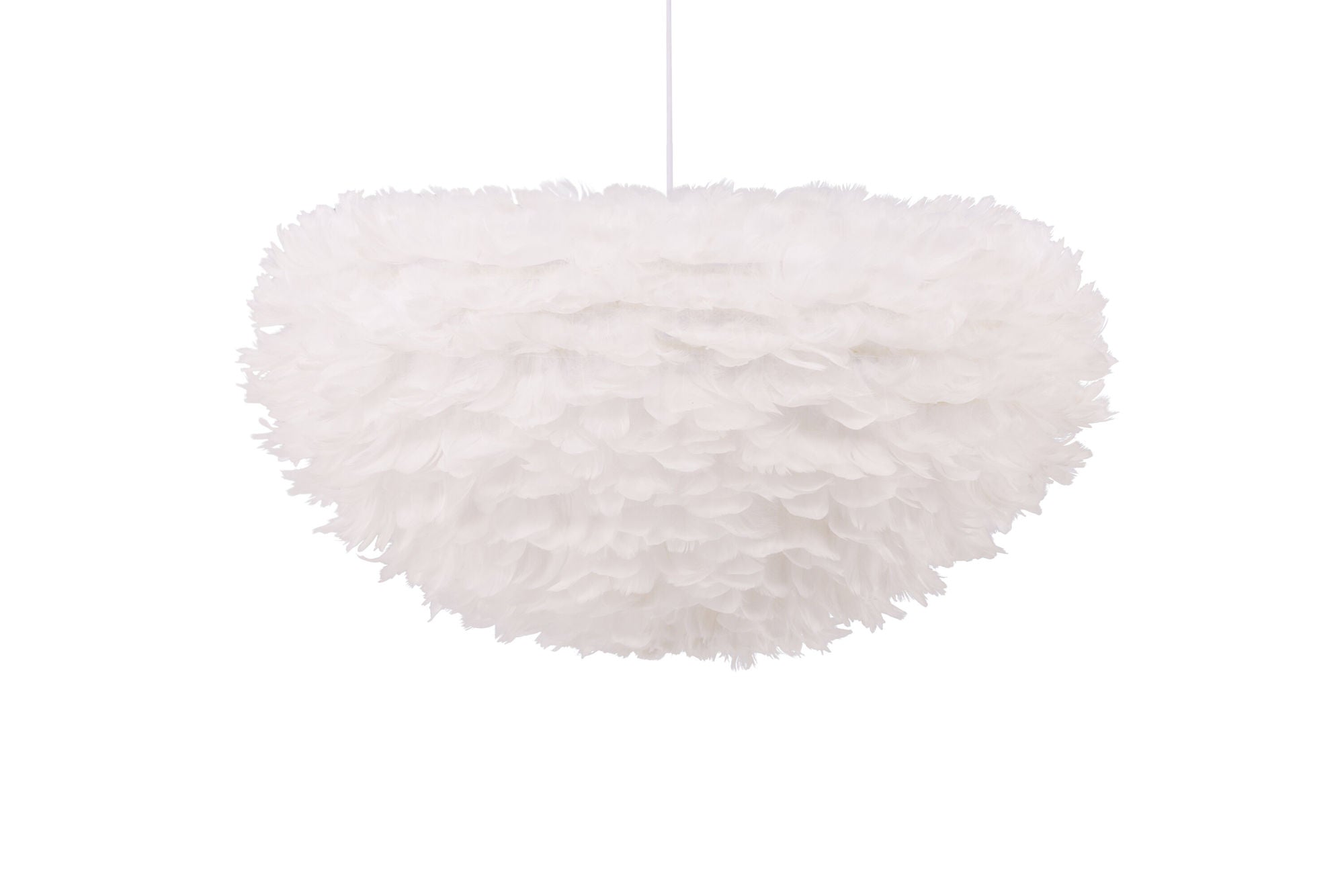 Venture Home Nicola - X-Large Pendant lampe - White / White artificial feather